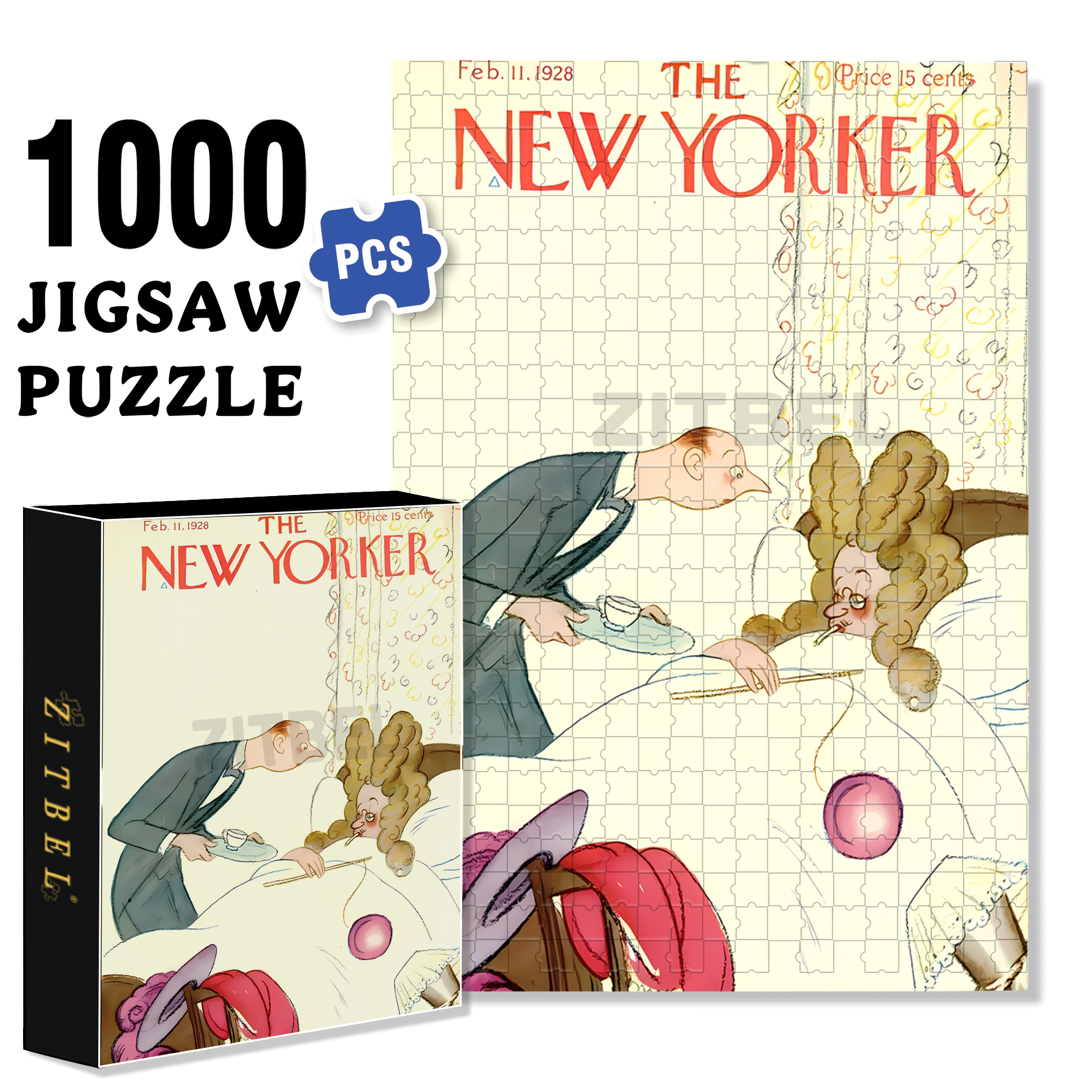Awakening 500pcs/1000pcs Jigsaw Puzzle, Scratch-Resistant, Interactive Family Game & Brain-Boosting DIY Decor, Perfect for Halloween, Christmas & New Year Gifts, Family Puzzle Game