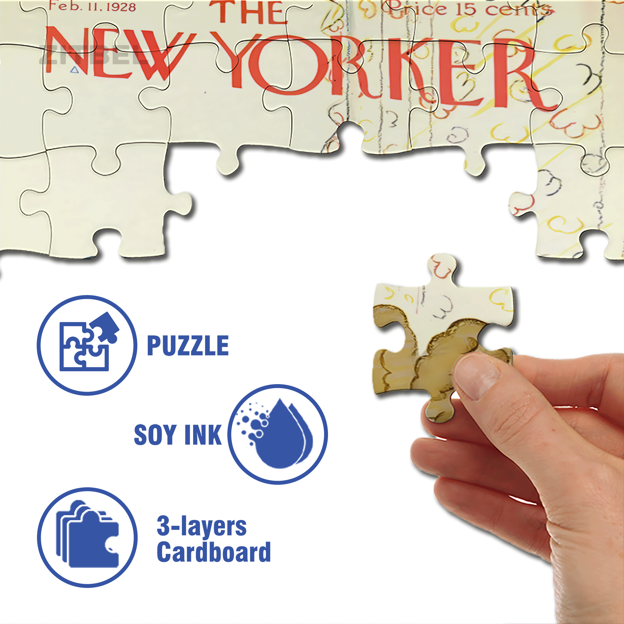 Awakening 500pcs/1000pcs Jigsaw Puzzle, Scratch-Resistant, Interactive Family Game & Brain-Boosting DIY Decor, Perfect for Halloween, Christmas & New Year Gifts, Family Puzzle Game