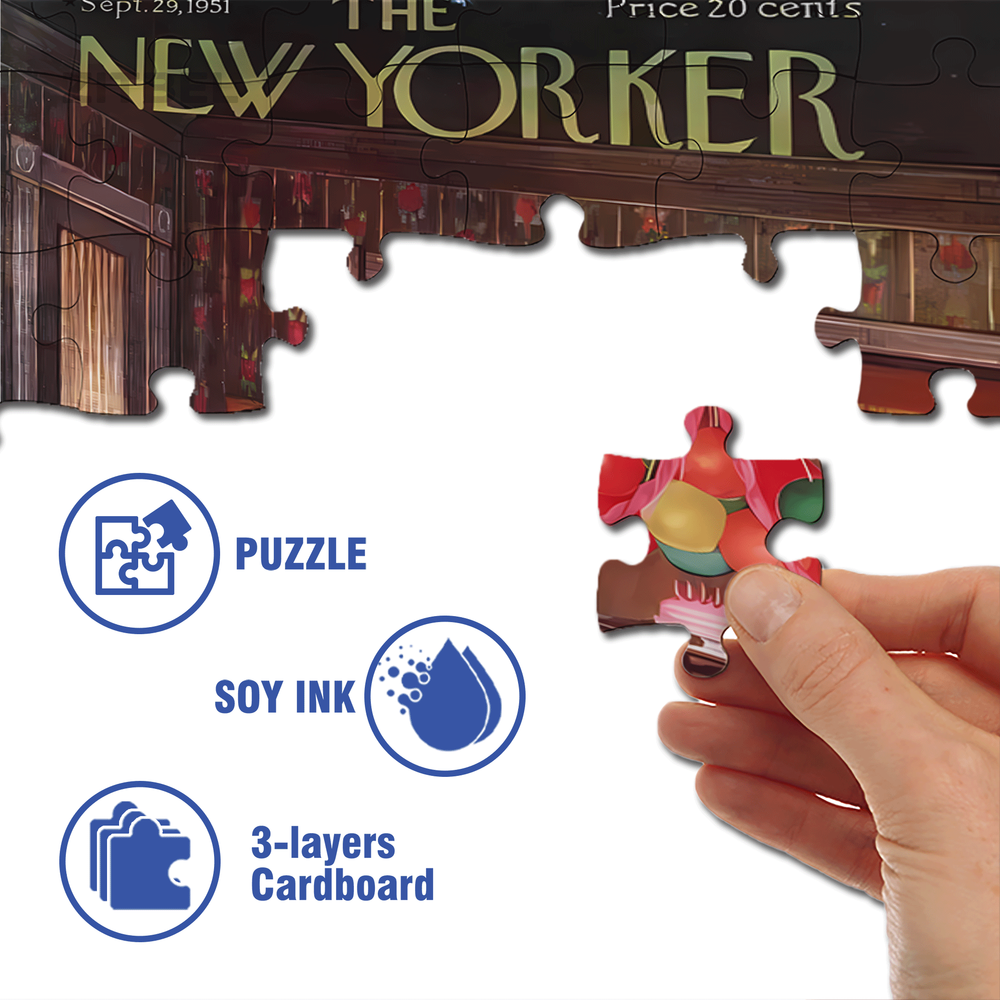 Before The Birthday Party 500pcs/1000pcs Jigsaw Puzzle, Scratch-Resistant, Interactive Family Game & Brain-Boosting DIY Decor, Perfect for Halloween, Christmas & New Year Gifts, Family Puzzle Game