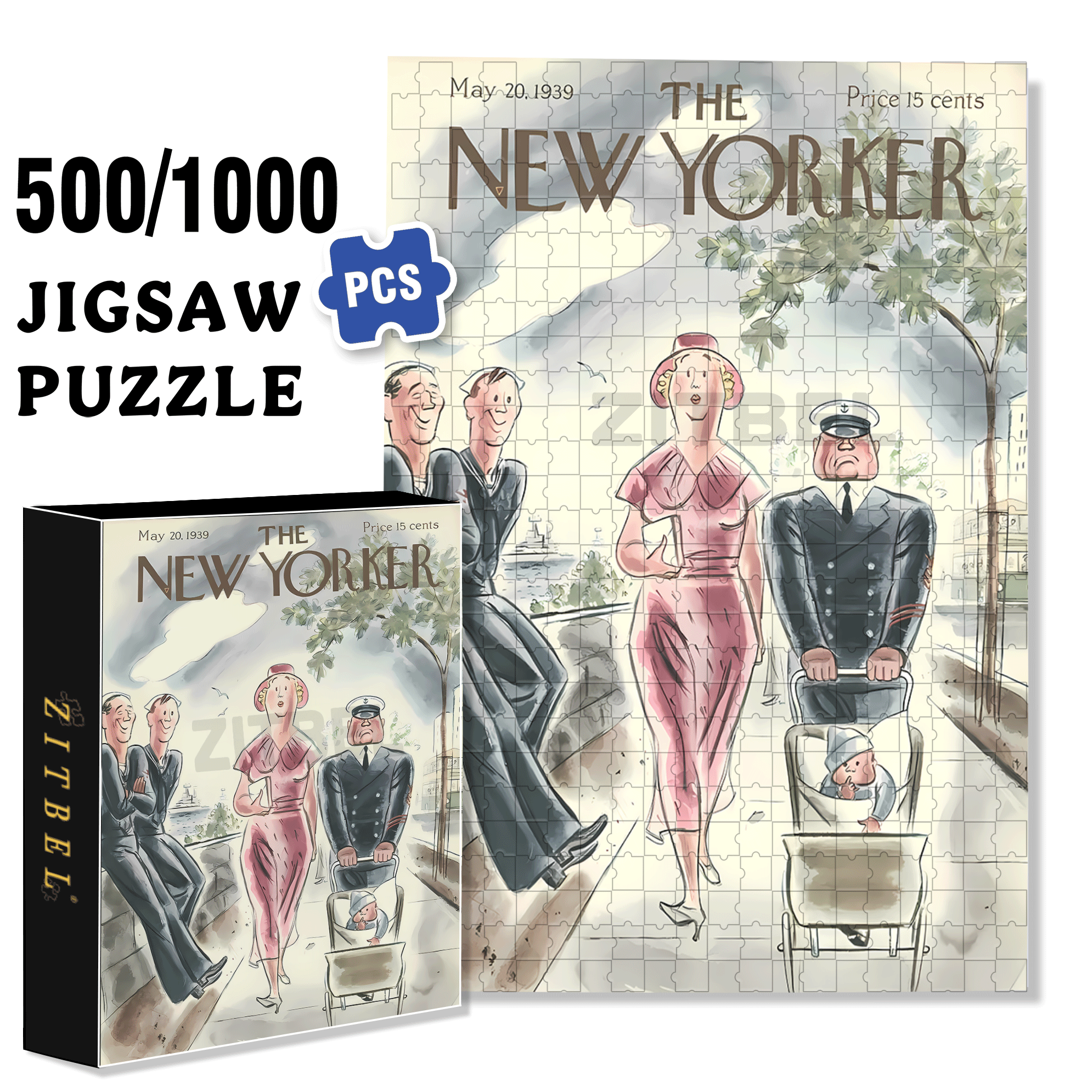 Bodyguard 500pcs/1000pcs Jigsaw Puzzle, Scratch-Resistant, Interactive Family Game & Brain-Boosting DIY Decor, Perfect for Halloween, Christmas & New Year Gifts, Family Puzzle Game