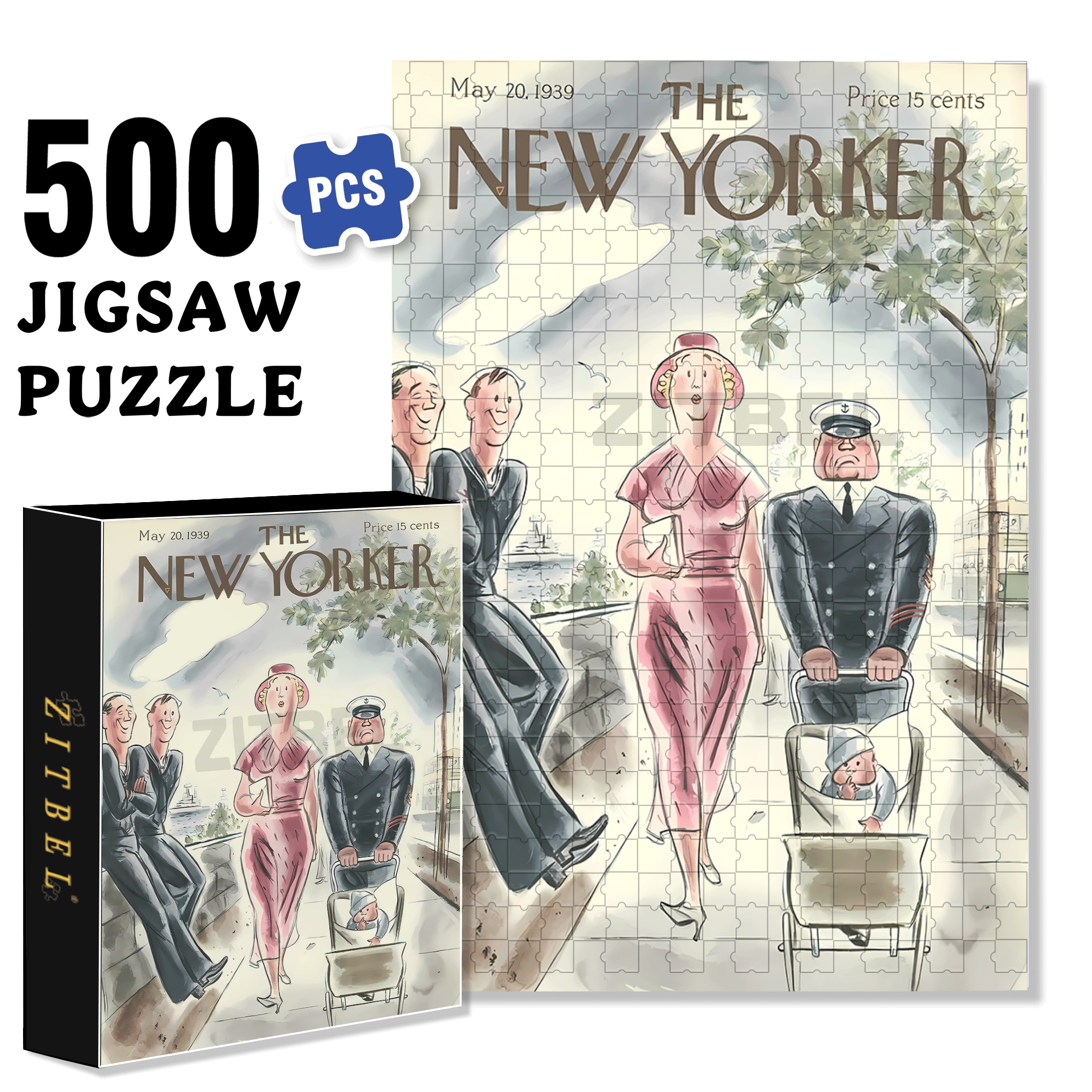 Bodyguard 500pcs/1000pcs Jigsaw Puzzle, Scratch-Resistant, Interactive Family Game & Brain-Boosting DIY Decor, Perfect for Halloween, Christmas & New Year Gifts, Family Puzzle Game