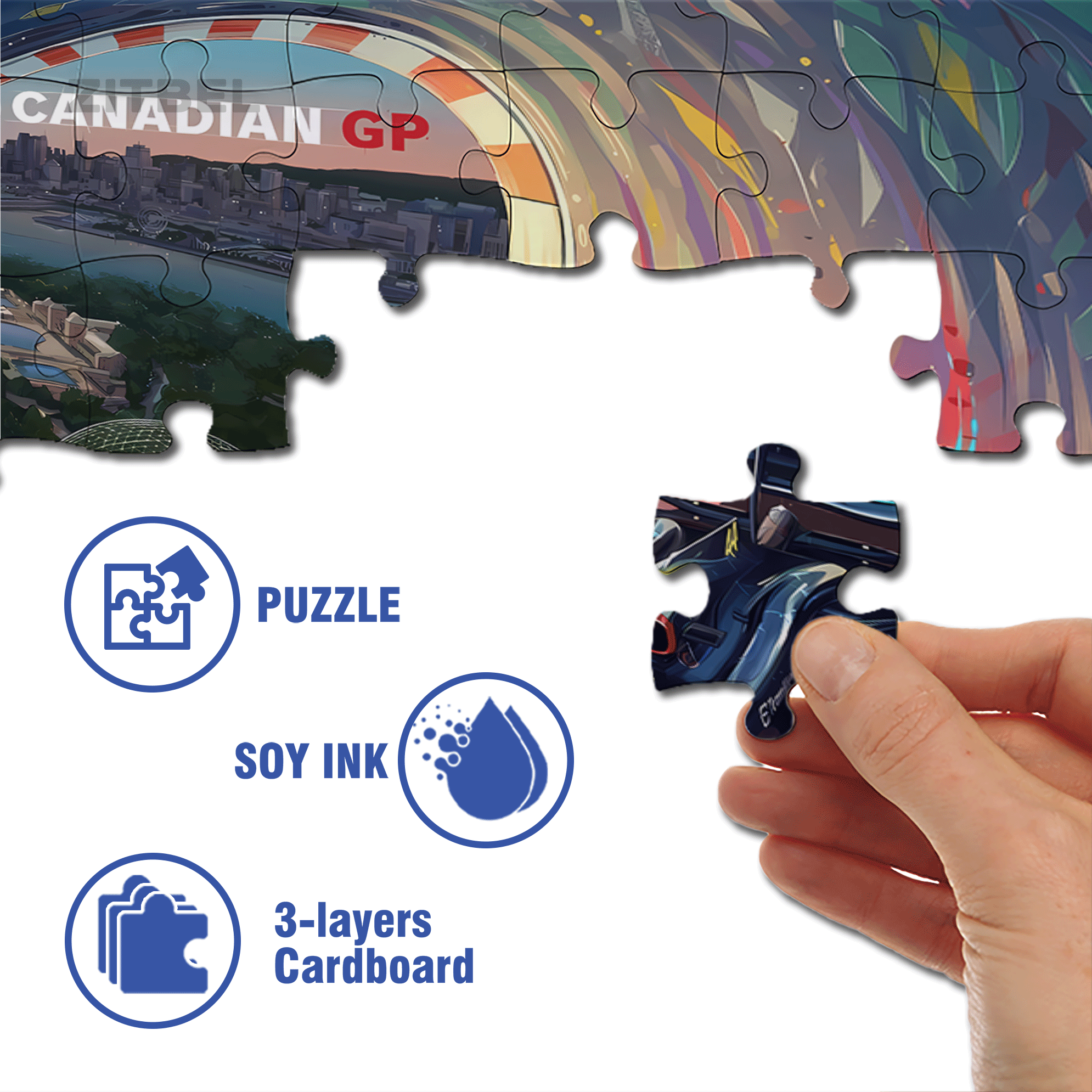 Canadian GP 500pcs/1000pcs Jigsaw Puzzle, Scratch-Resistant, Interactive Family Game & Brain-Boosting DIY Decor, Perfect for Halloween, Christmas & New Year Gifts, Family Puzzle Game