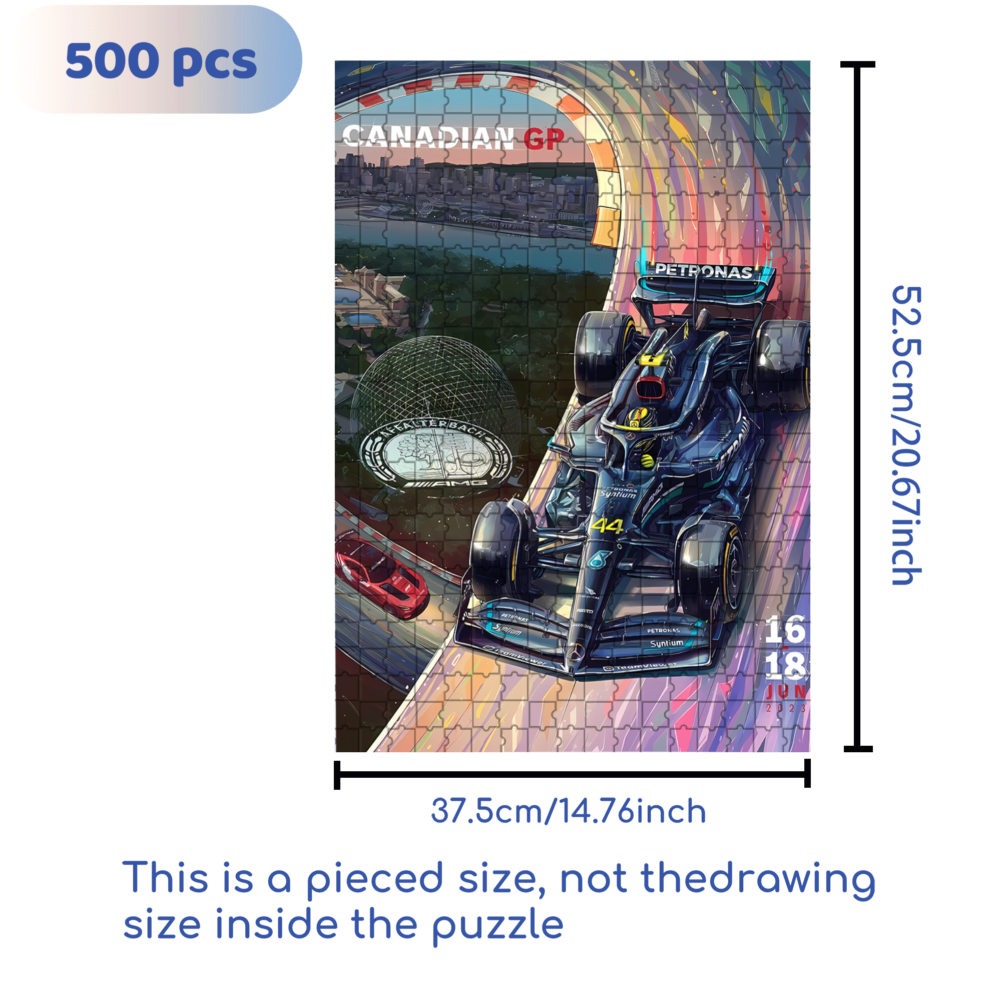 Canadian GP 500pcs/1000pcs Jigsaw Puzzle, Scratch-Resistant, Interactive Family Game & Brain-Boosting DIY Decor, Perfect for Halloween, Christmas & New Year Gifts, Family Puzzle Game