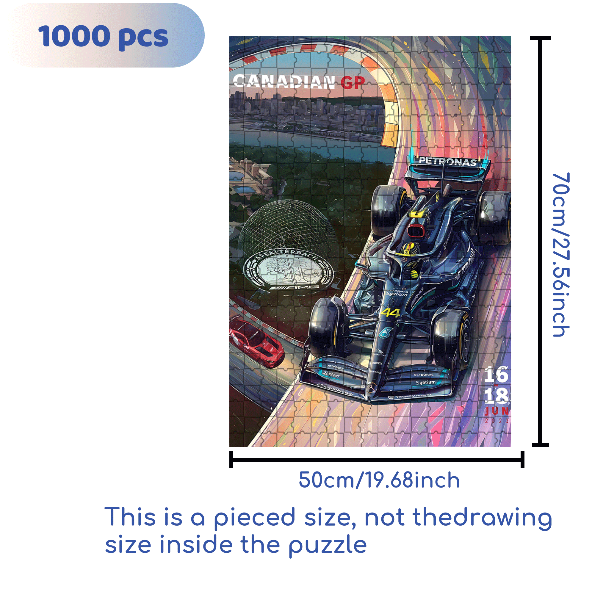 Canadian GP 500pcs/1000pcs Jigsaw Puzzle, Scratch-Resistant, Interactive Family Game & Brain-Boosting DIY Decor, Perfect for Halloween, Christmas & New Year Gifts, Family Puzzle Game