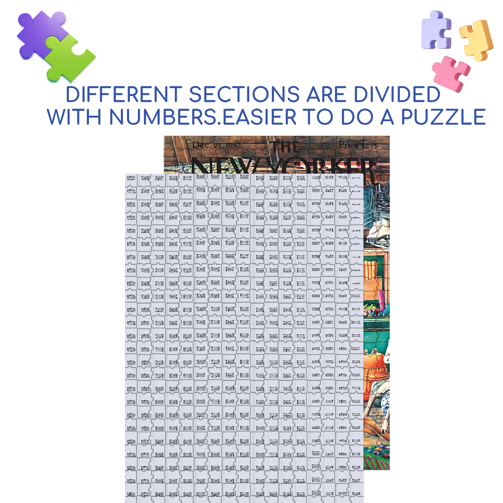 Christmas Attic 500pcs/1000pcs Jigsaw Puzzle, Scratch-Resistant, Interactive Family Game & Brain-Boosting DIY Decor, Perfect for Halloween, Christmas & New Year Gifts, Family Puzzle Game