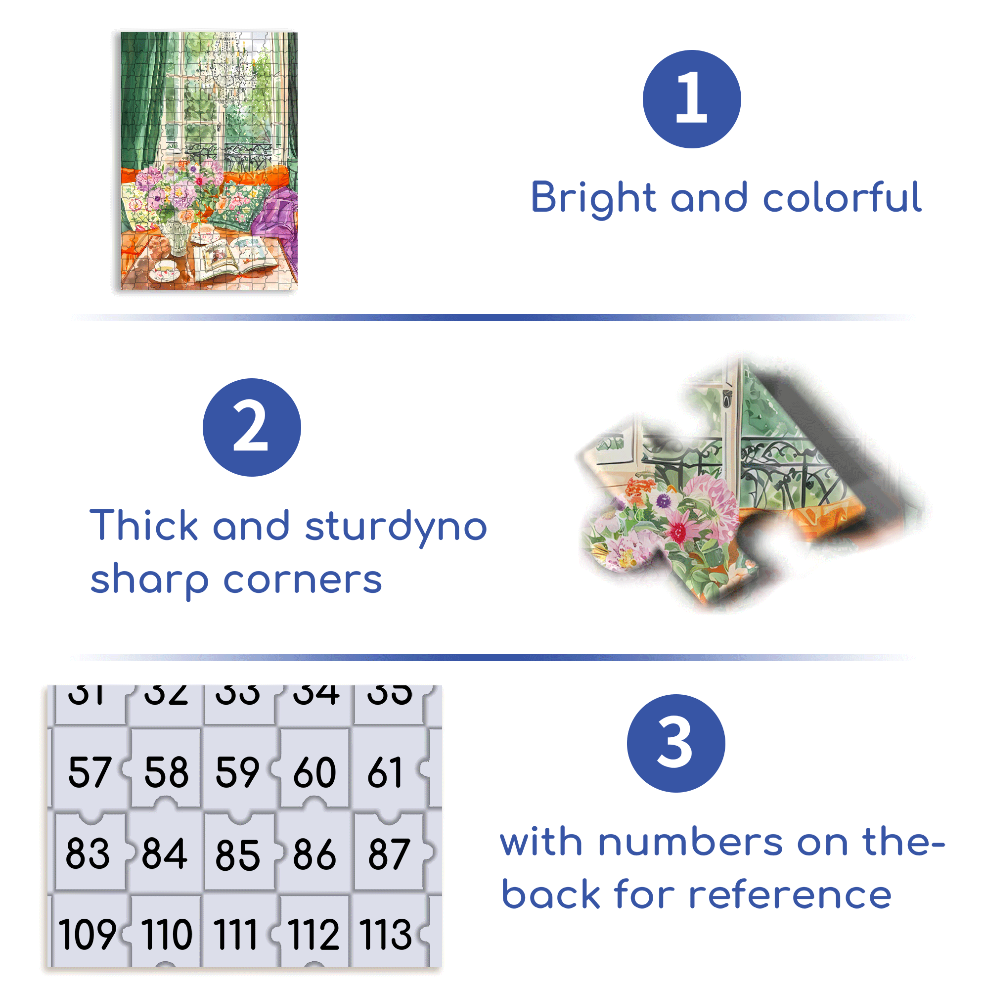 Comfortable Living Room 500pcs/1000pcs Jigsaw Puzzle, Scratch-Resistant, Interactive Family Game & Brain-Boosting DIY Decor, Perfect for Halloween, Christmas & New Year Gifts, Family Puzzle Game