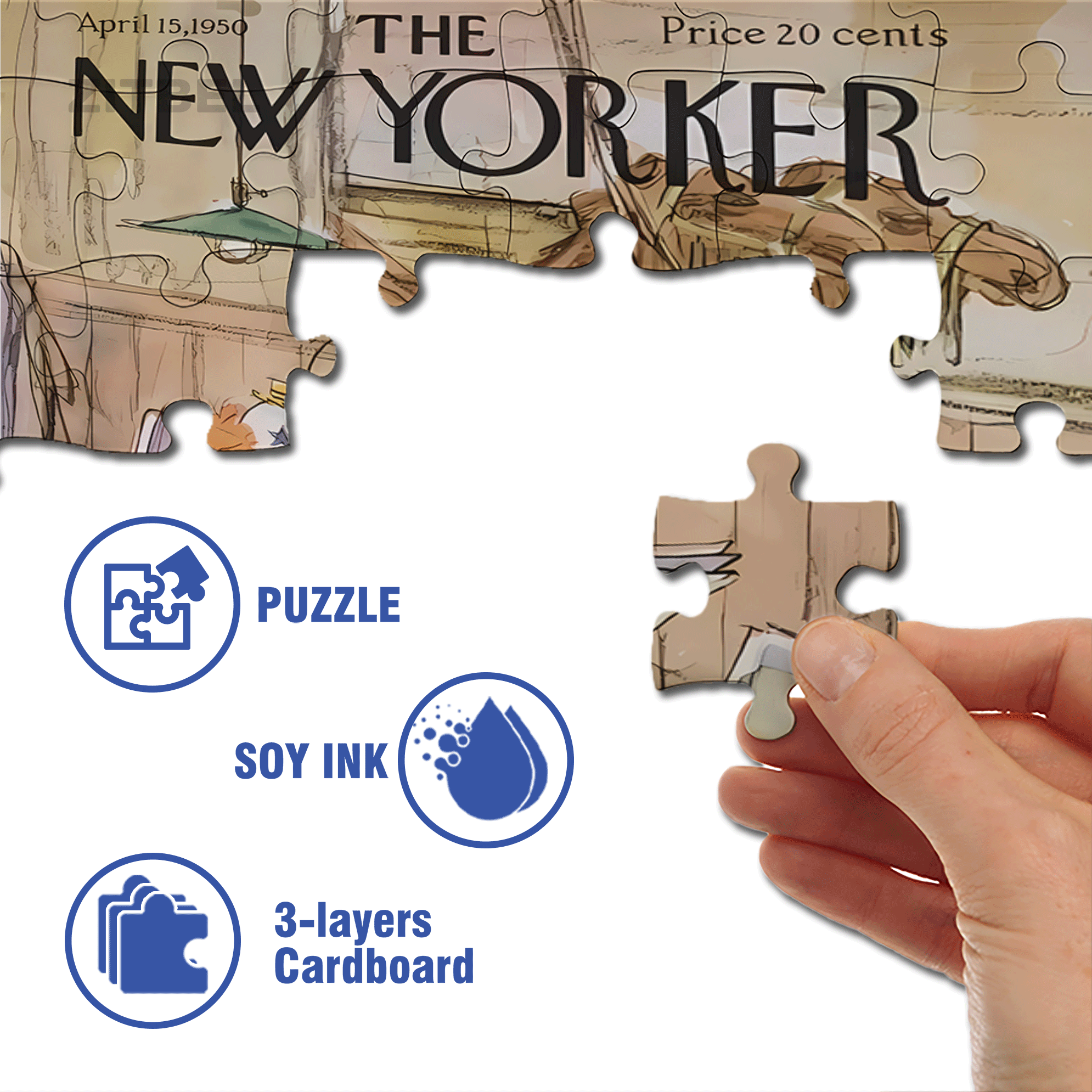 Joker Off Work 500pcs/1000pcs Jigsaw Puzzle, Scratch-Resistant, Interactive Family Game & Brain-Boosting DIY Decor, Perfect for Halloween, Christmas & New Year Gifts, Family Puzzle Game