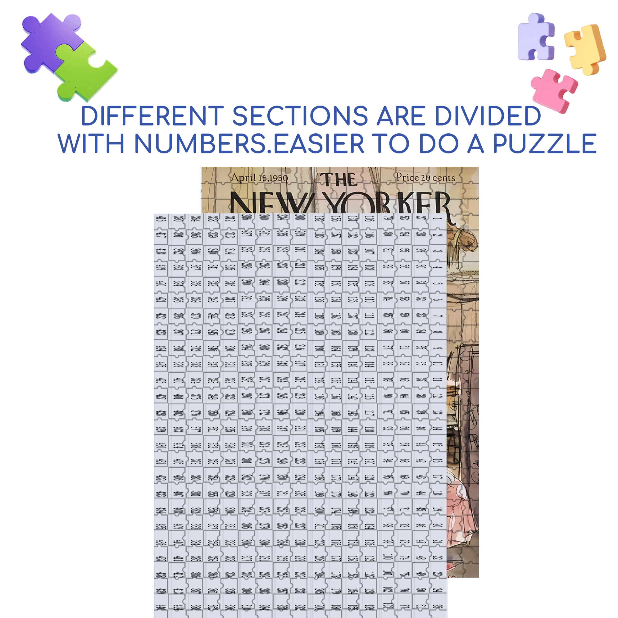 Joker Off Work 500pcs/1000pcs Jigsaw Puzzle, Scratch-Resistant, Interactive Family Game & Brain-Boosting DIY Decor, Perfect for Halloween, Christmas & New Year Gifts, Family Puzzle Game