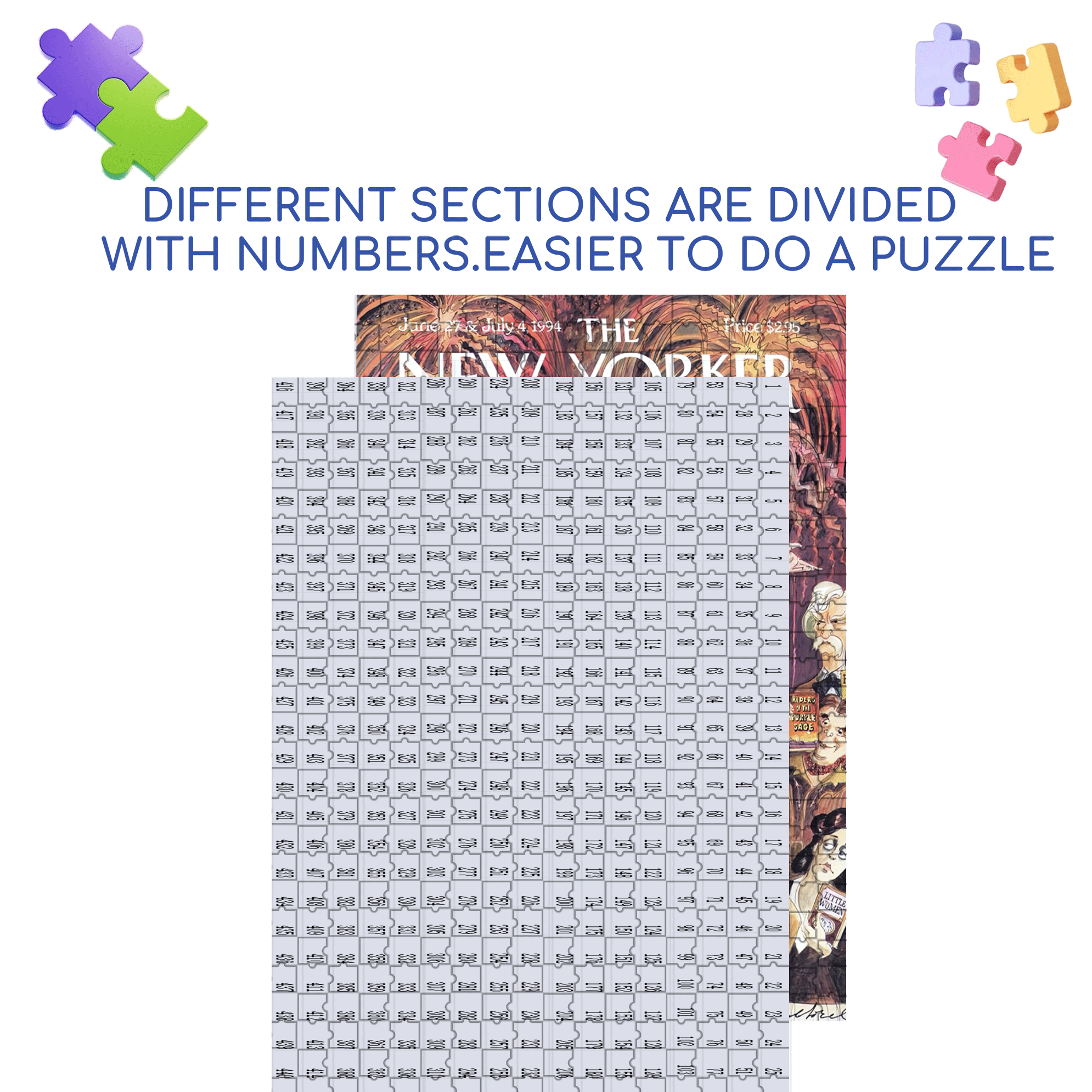 June 27 & July 4, 1994 500pcs/1000pcs Jigsaw Puzzle, Scratch-Resistant, Interactive Family Game & Brain-Boosting DIY Decor, Perfect for Halloween, Christmas & New Year Gifts, Family Puzzle Game