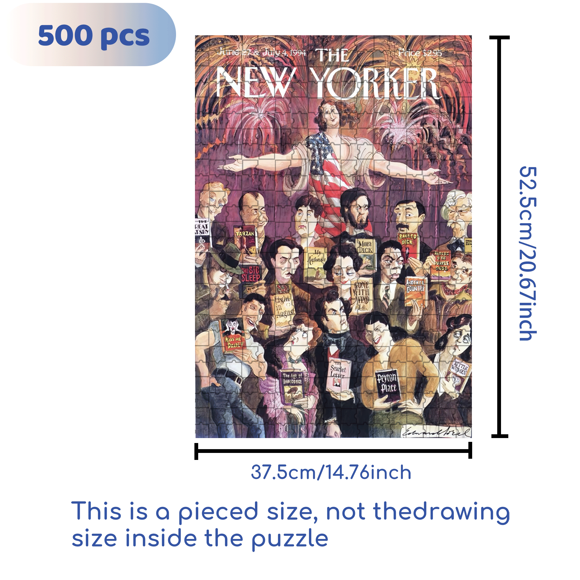 June 27 & July 4, 1994 500pcs/1000pcs Jigsaw Puzzle, Scratch-Resistant, Interactive Family Game & Brain-Boosting DIY Decor, Perfect for Halloween, Christmas & New Year Gifts, Family Puzzle Game