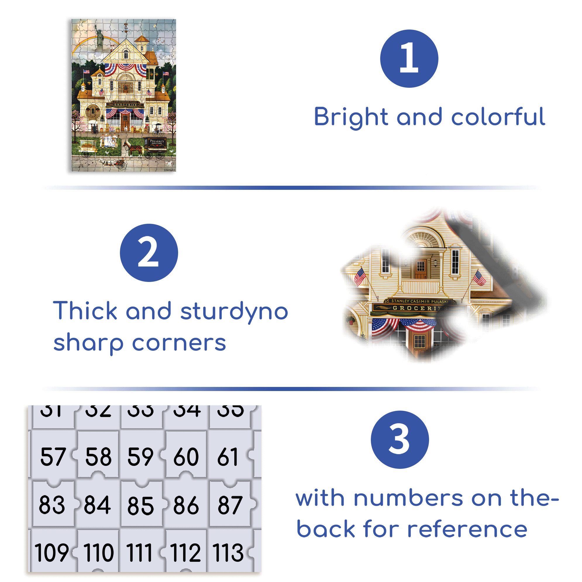 Lady Liberty's Independence Day  500pcs/1000pcs Jigsaw Puzzle, Scratch-Resistant, Interactive Family Game & Brain-Boosting DIY Decor, Perfect for Halloween, Christmas & New Year Gifts, Family Puzzle Game