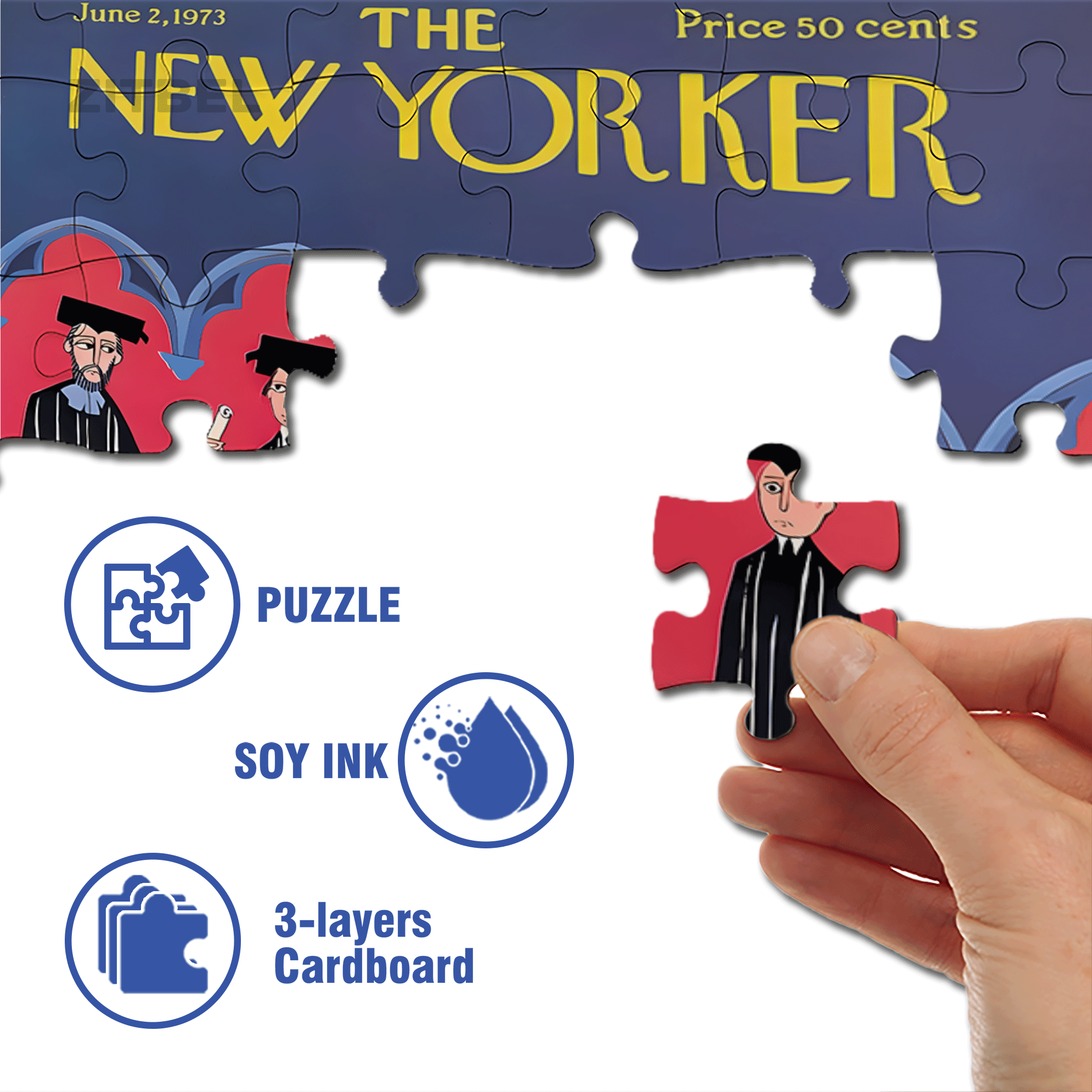 My Graduation Ceremony 500pcs/1000pcs Jigsaw Puzzle, Scratch-Resistant, Interactive Family Game & Brain-Boosting DIY Decor, Perfect for Halloween, Christmas & New Year Gifts, Family Puzzle Game
