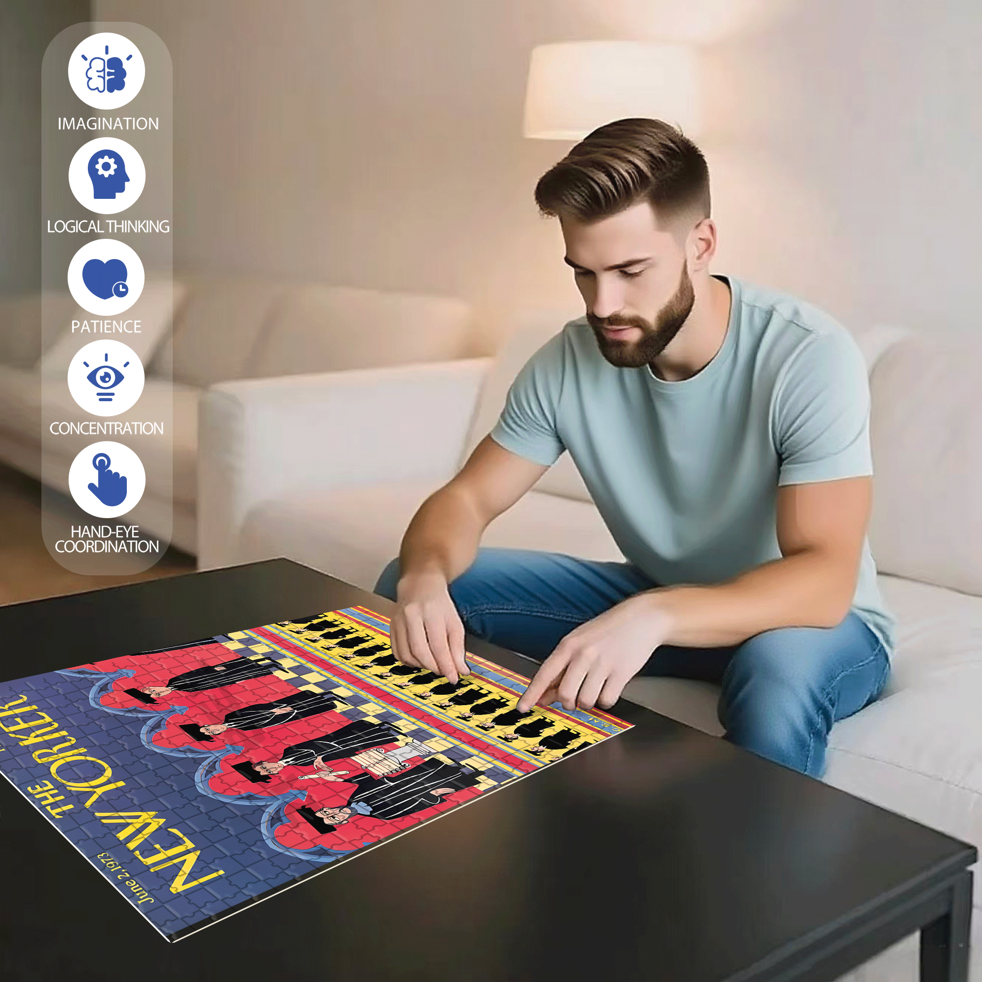 My Graduation Ceremony 500pcs/1000pcs Jigsaw Puzzle, Scratch-Resistant, Interactive Family Game & Brain-Boosting DIY Decor, Perfect for Halloween, Christmas & New Year Gifts, Family Puzzle Game