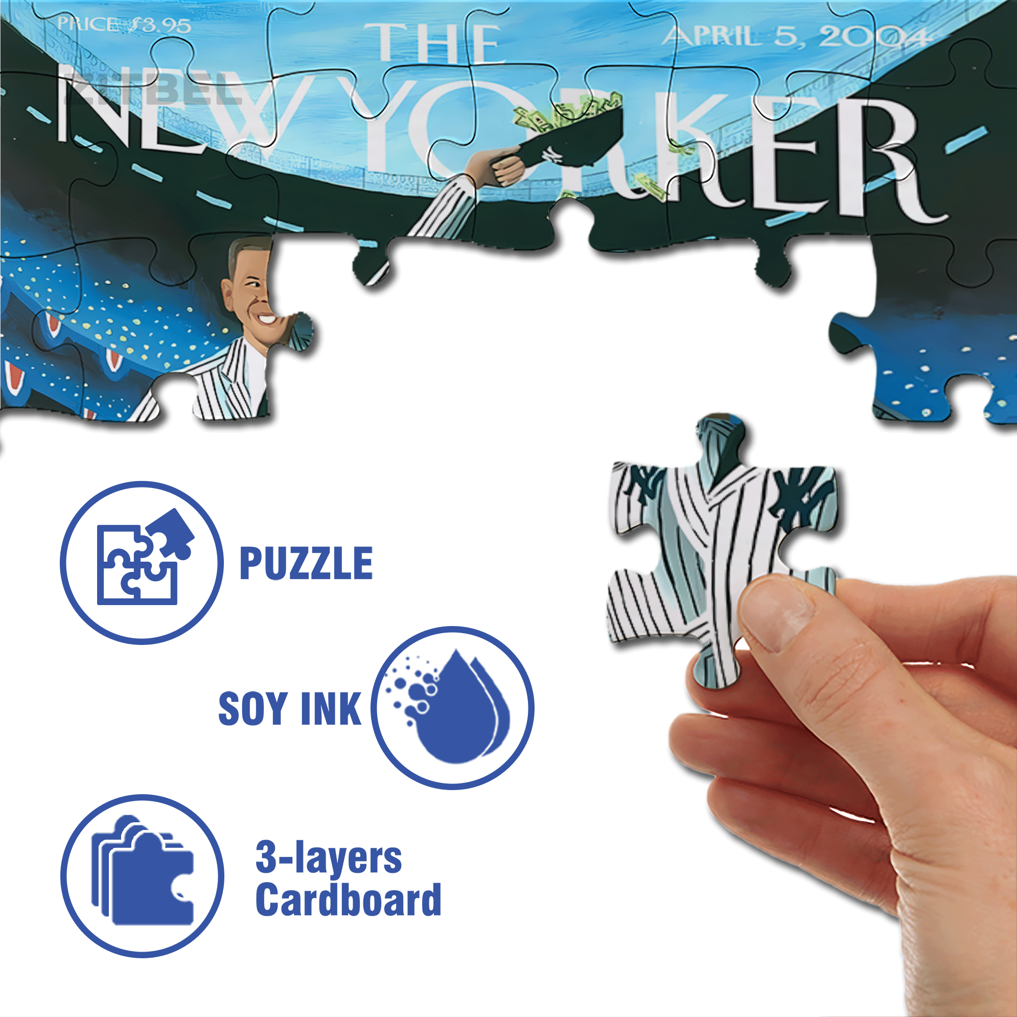 On The Baseball Field 500pcs/1000pcs Jigsaw Puzzle, Scratch-Resistant, Interactive Family Game & Brain-Boosting DIY Decor, Perfect for Halloween, Christmas & New Year Gifts, Family Puzzle Game