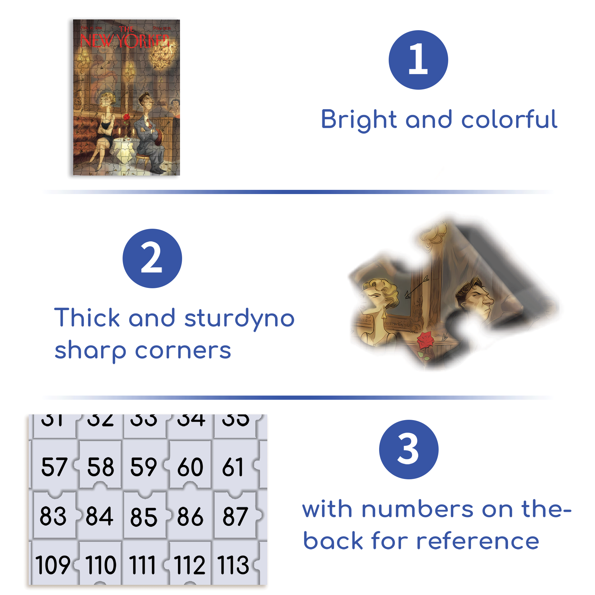 Quarrel 500pcs/1000pcs Jigsaw Puzzle, Scratch-Resistant, Interactive Family Game & Brain-Boosting DIY Decor, Perfect for Halloween, Christmas & New Year Gifts, Family Puzzle Game