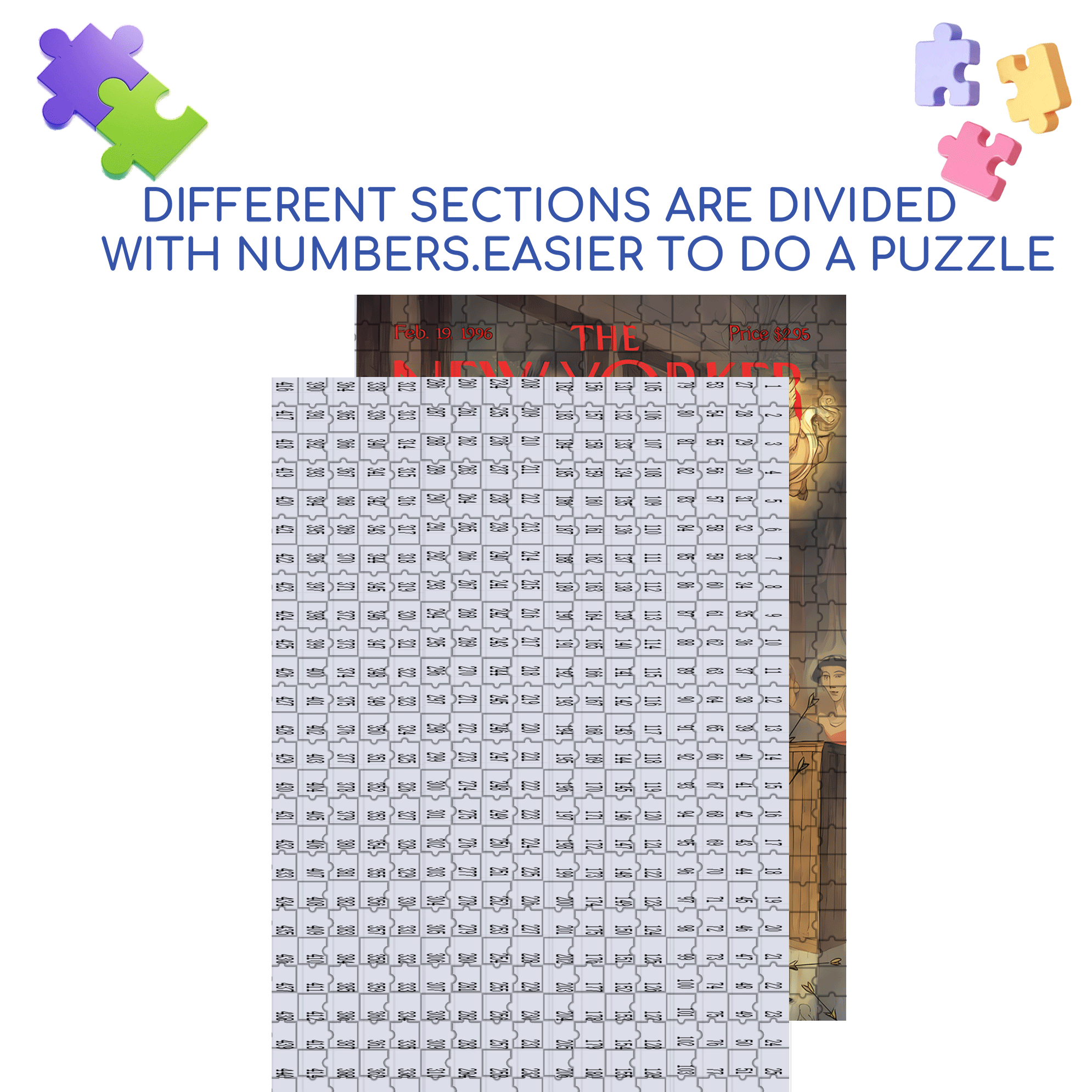 Quarrel 500pcs/1000pcs Jigsaw Puzzle, Scratch-Resistant, Interactive Family Game & Brain-Boosting DIY Decor, Perfect for Halloween, Christmas & New Year Gifts, Family Puzzle Game
