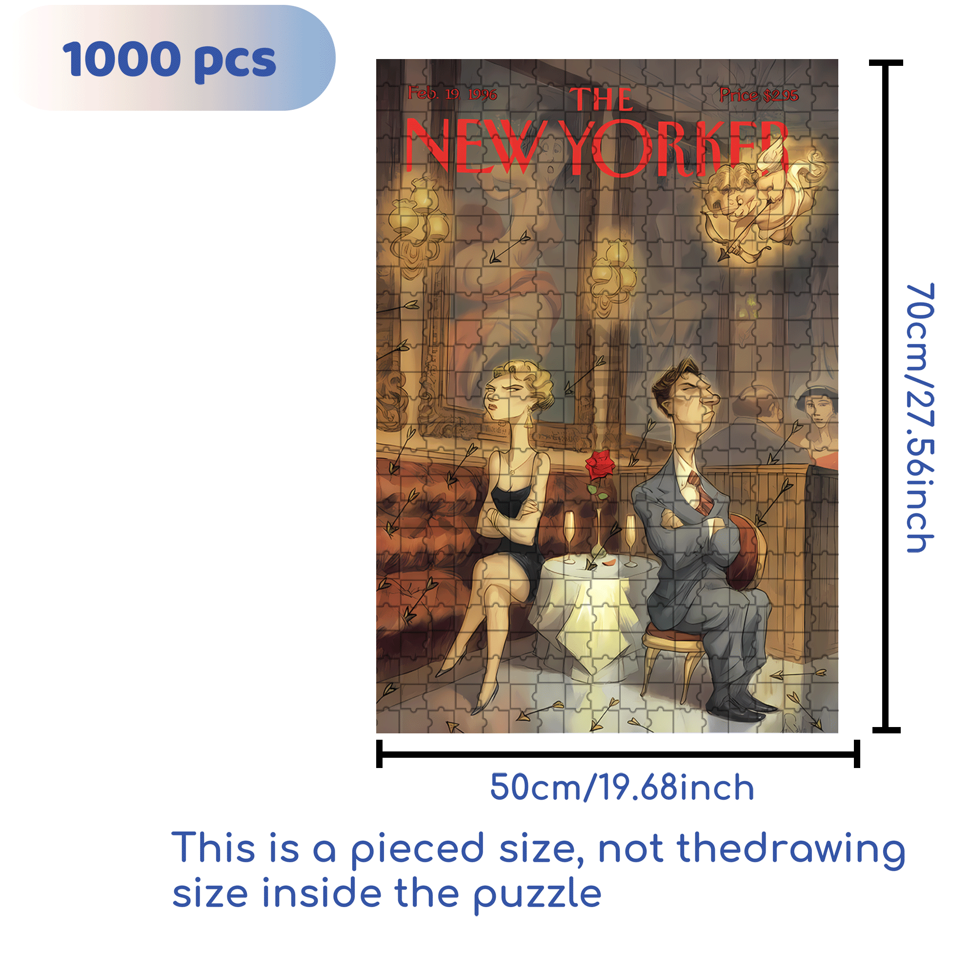 Quarrel 500pcs/1000pcs Jigsaw Puzzle, Scratch-Resistant, Interactive Family Game & Brain-Boosting DIY Decor, Perfect for Halloween, Christmas & New Year Gifts, Family Puzzle Game