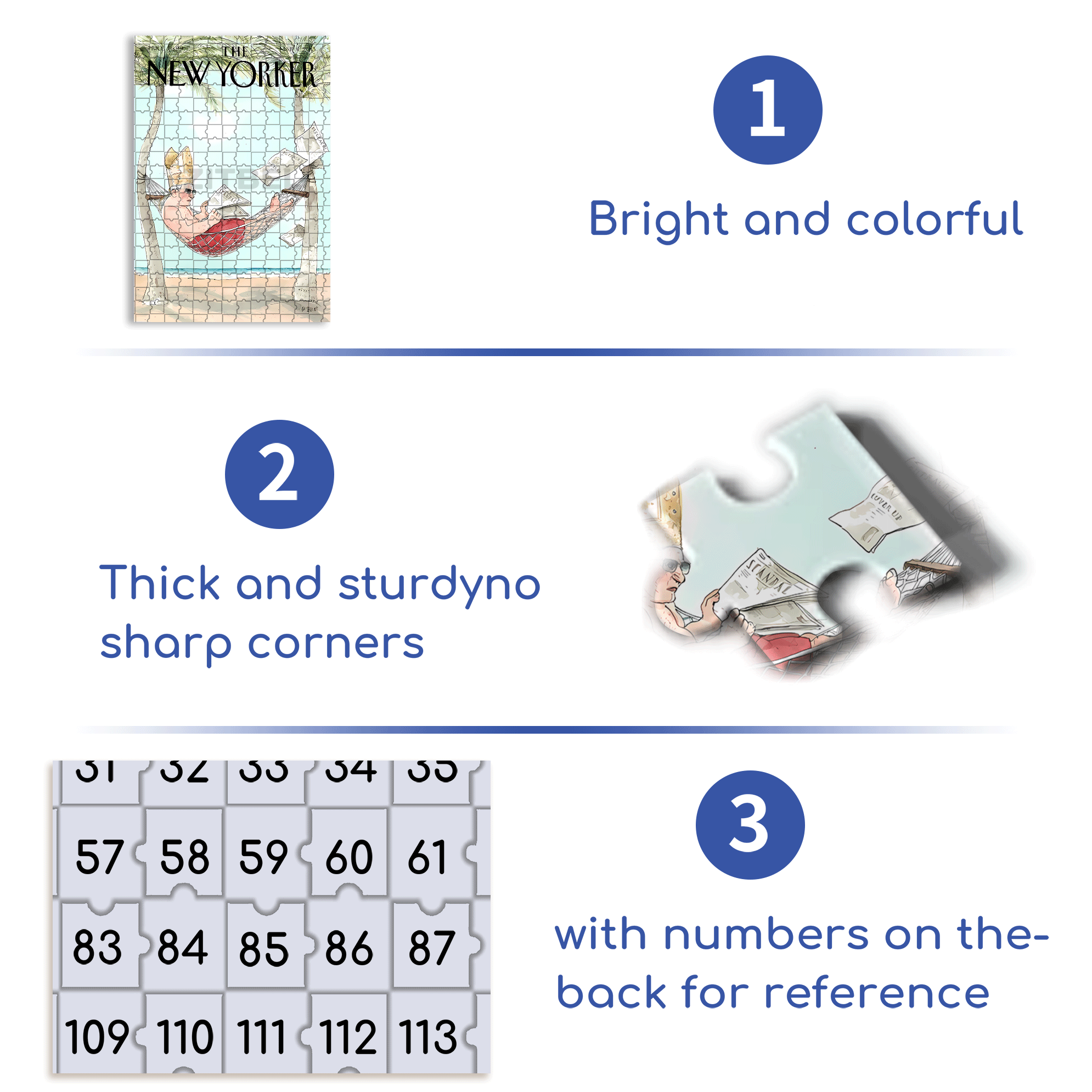 The King's Newspaper 500pcs/1000pcs Jigsaw Puzzle, Scratch-Resistant, Interactive Family Game & Brain-Boosting DIY Decor, Perfect for Halloween, Christmas & New Year Gifts, Family Puzzle Game