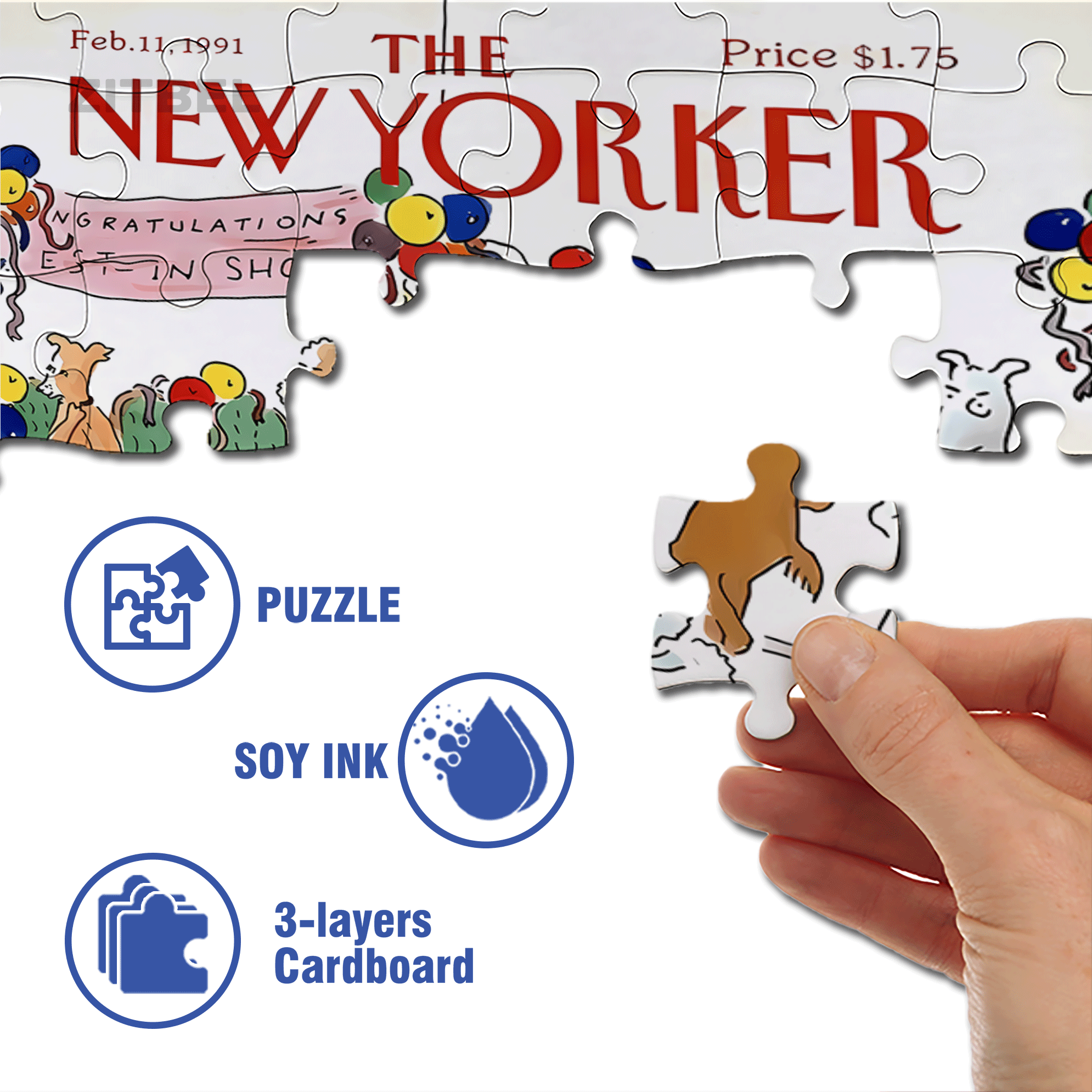 Victory Celebration Banquet 500pcs/1000pcs Jigsaw Puzzle, Scratch-Resistant, Interactive Family Game & Brain-Boosting DIY Decor, Perfect for Halloween, Christmas & New Year Gifts, Family Puzzle Game
