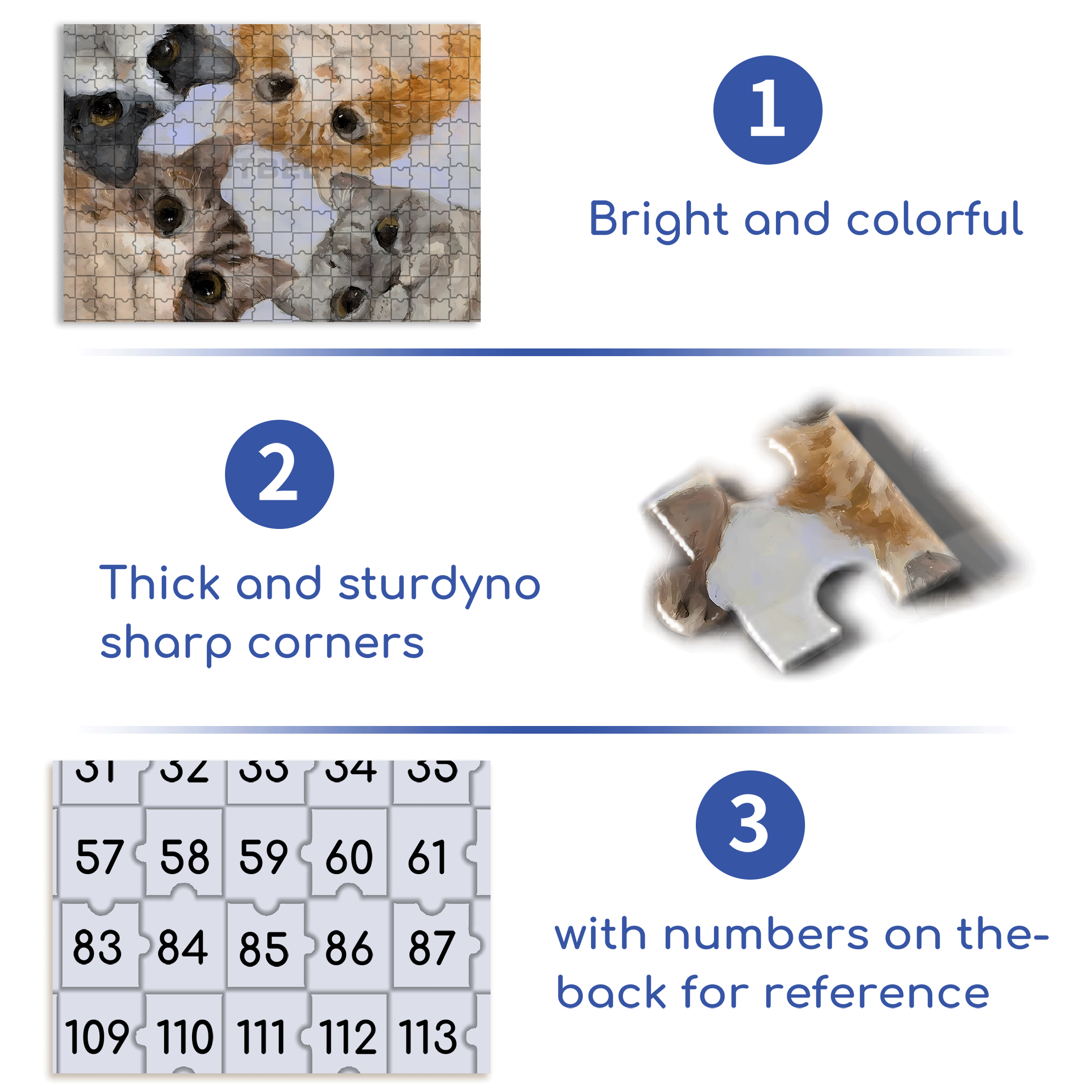 Attention 500pcs/1000pcs Jigsaw Puzzle, Scratch-Resistant, Interactive Family Game & Brain-Boosting DIY Decor, Perfect for Halloween, Christmas & New Year Gifts, Family Puzzle Game