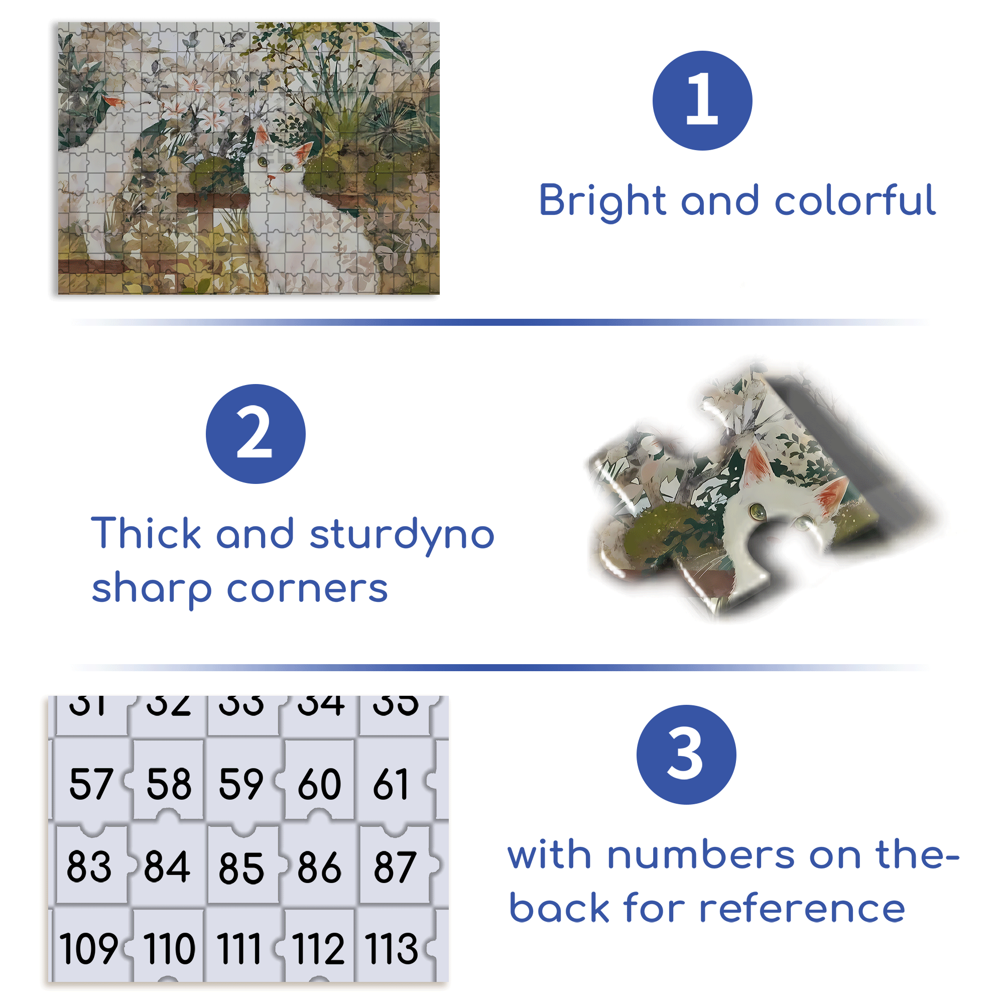 Green Eyes 500pcs/1000pcs Jigsaw Puzzle, Scratch-Resistant, Interactive Family Game & Brain-Boosting DIY Decor, Perfect for Halloween, Christmas & New Year Gifts, Family Puzzle Game