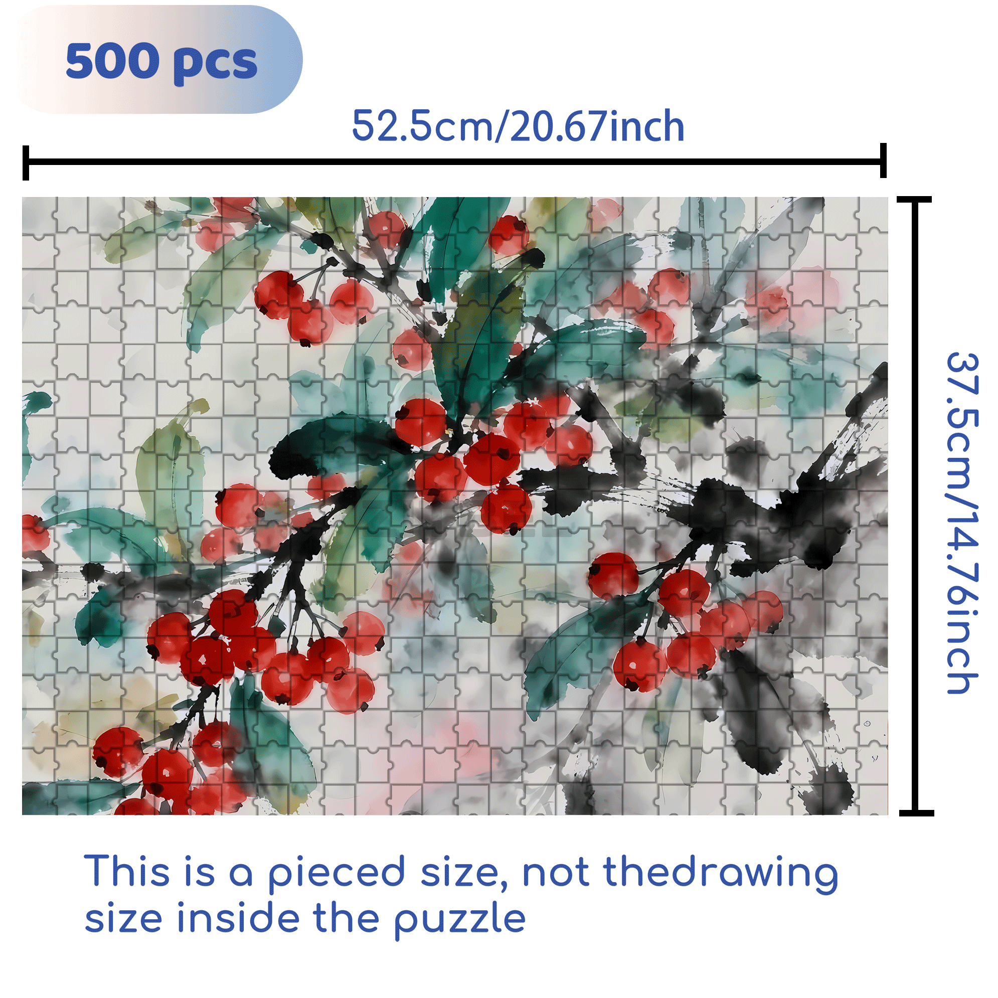 Lovesickness 500pcs/1000pcs Jigsaw Puzzle, Scratch-Resistant, Interactive Family Game & Brain-Boosting DIY Decor, Perfect for Halloween, Christmas & New Year Gifts, Family Puzzle Game