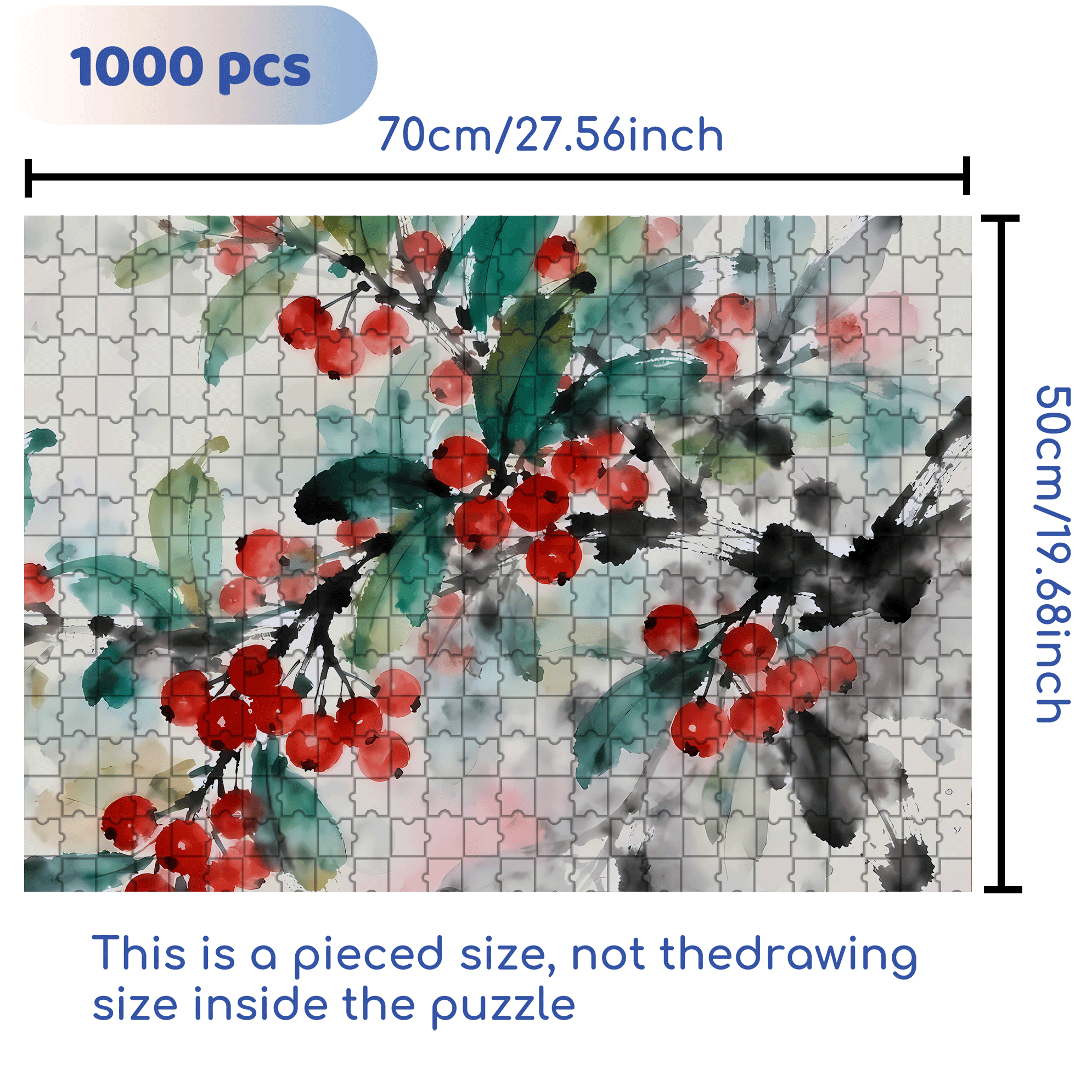 Lovesickness 500pcs/1000pcs Jigsaw Puzzle, Scratch-Resistant, Interactive Family Game & Brain-Boosting DIY Decor, Perfect for Halloween, Christmas & New Year Gifts, Family Puzzle Game