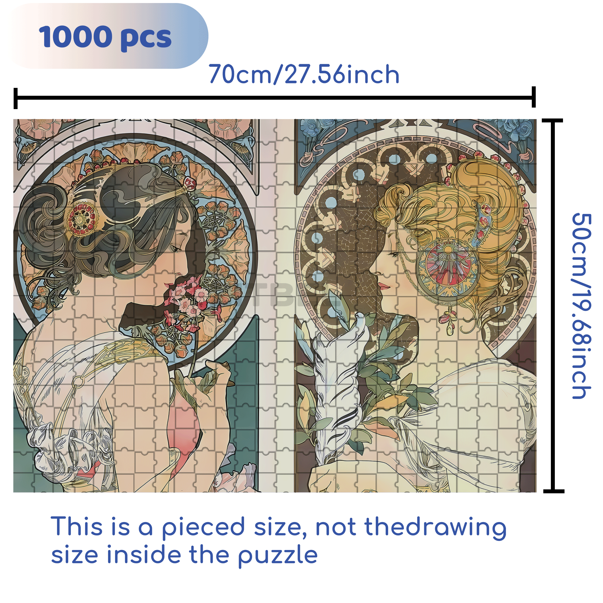 Paris 1899 500pcs/1000pcs Jigsaw Puzzle, Scratch-Resistant, Interactive Family Game & Brain-Boosting DIY Decor, Perfect for Halloween, Christmas & New Year Gifts, Family Puzzle Game