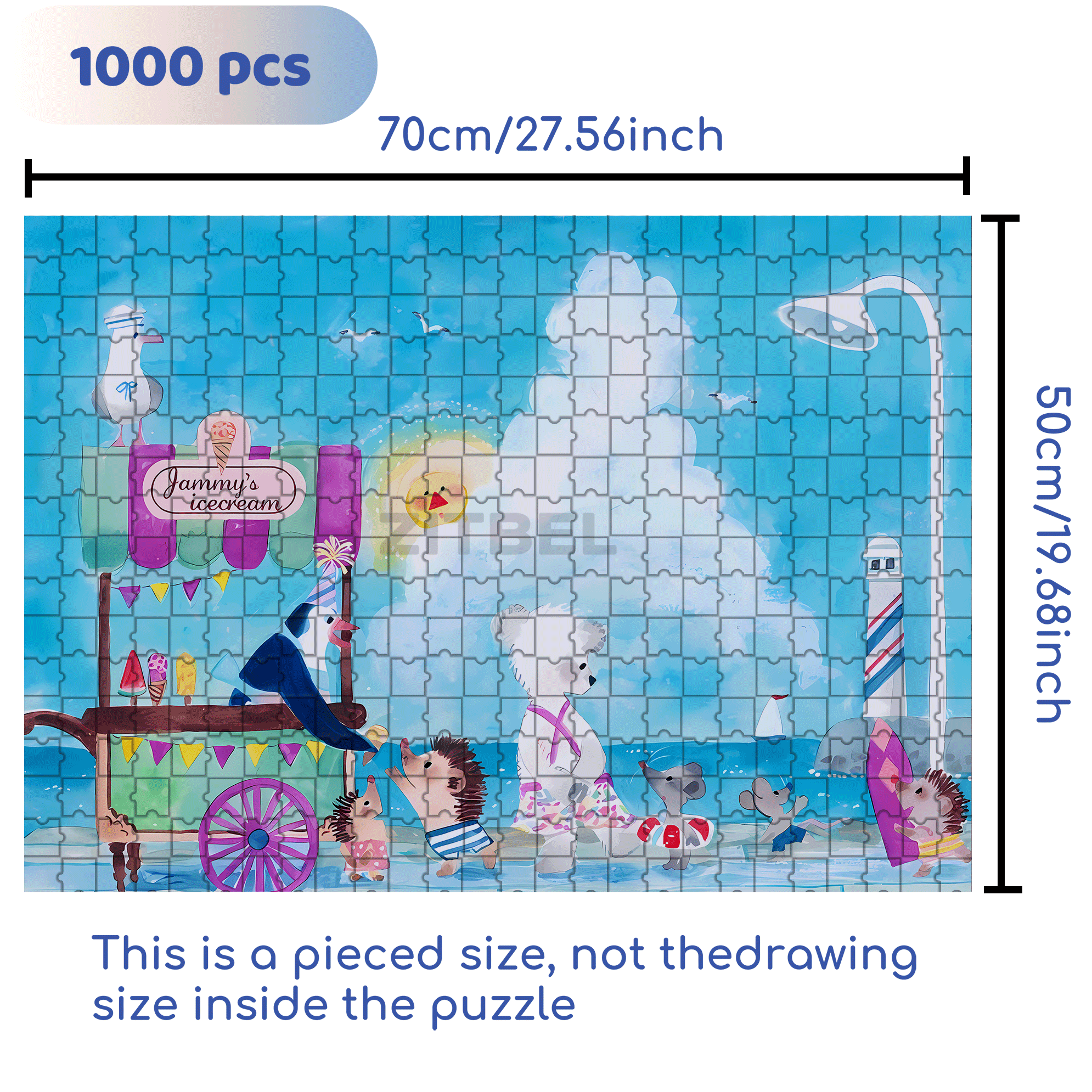 Queue To Buy 500pcs/1000pcs Jigsaw Puzzle, Scratch-Resistant, Interactive Family Game & Brain-Boosting DIY Decor, Perfect for Halloween, Christmas & New Year Gifts, Family Puzzle Game