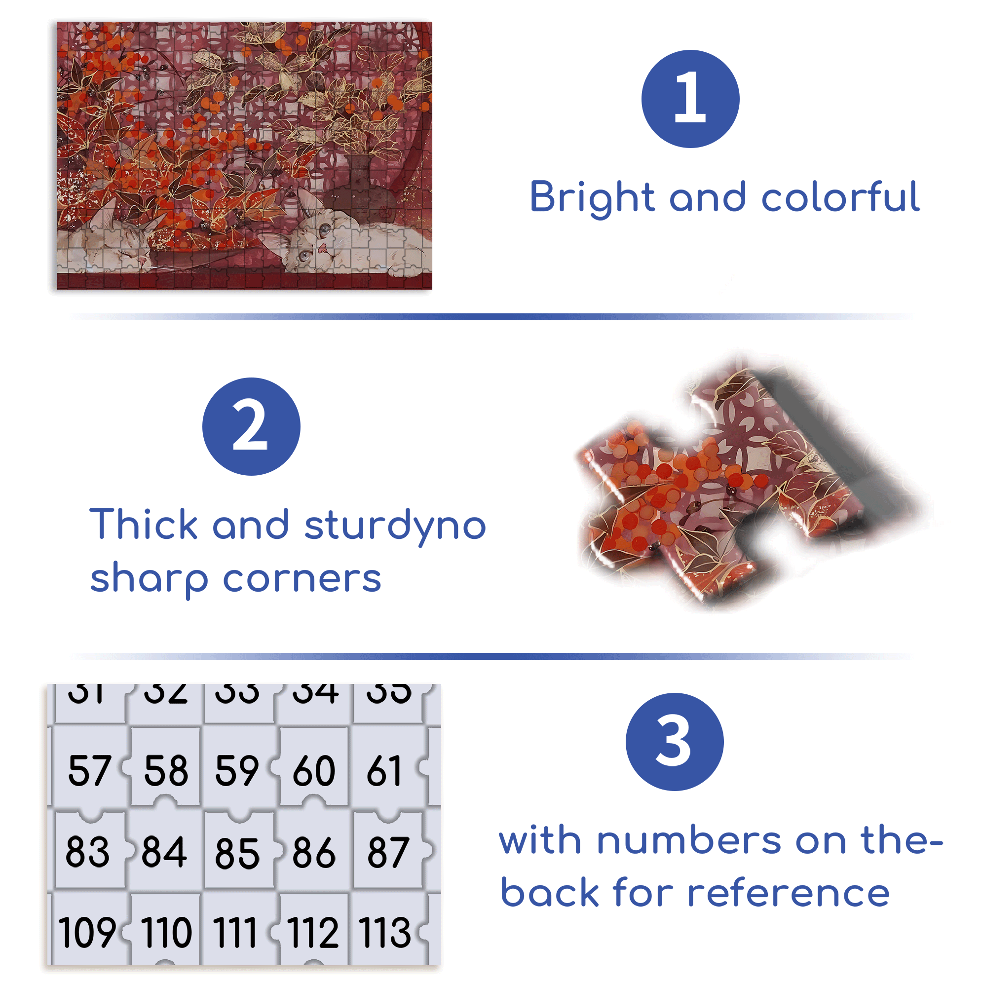 Red Tone 500pcs/1000pcs Jigsaw Puzzle, Scratch-Resistant, Interactive Family Game & Brain-Boosting DIY Decor, Perfect for Halloween, Christmas & New Year Gifts, Family Puzzle Game