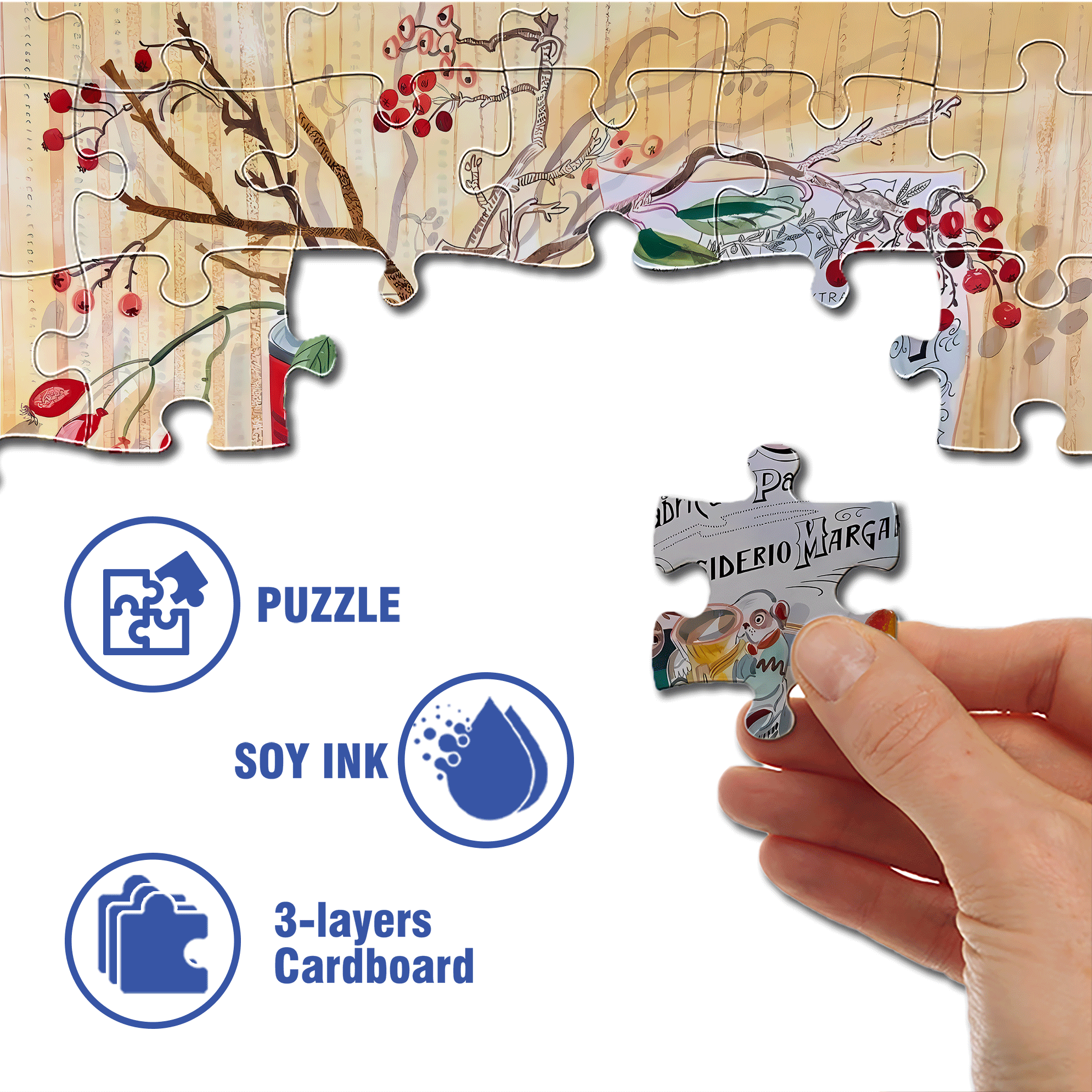 Still Life and Light 3 500pcs/1000pcs Jigsaw Puzzle, Scratch-Resistant, Interactive Family Game & Brain-Boosting DIY Decor, Perfect for Halloween, Christmas & New Year Gifts, Family Puzzle Game