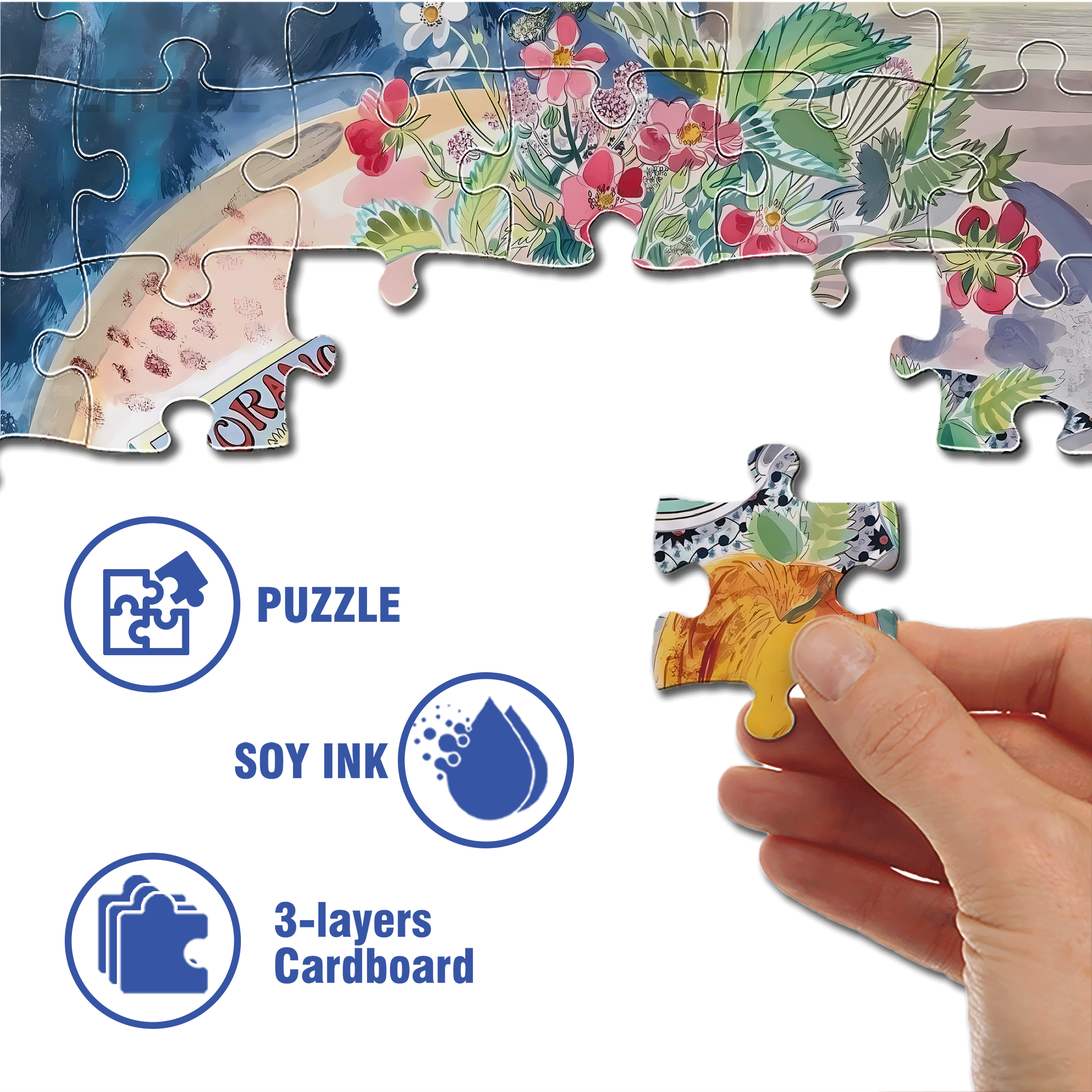 Still Life and Light 4 500pcs/1000pcs Jigsaw Puzzle, Scratch-Resistant, Interactive Family Game & Brain-Boosting DIY Decor, Perfect for Halloween, Christmas & New Year Gifts, Family Puzzle Game