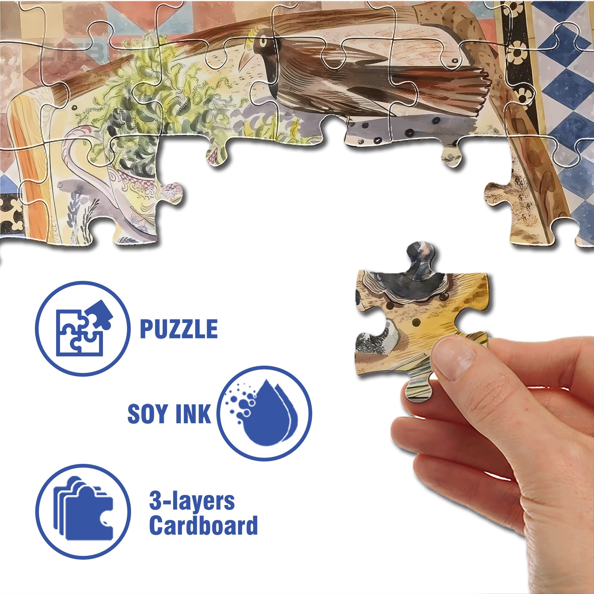 Still Life and Light 5 500pcs/1000pcs Jigsaw Puzzle, Scratch-Resistant, Interactive Family Game & Brain-Boosting DIY Decor, Perfect for Halloween, Christmas & New Year Gifts, Family Puzzle Game
