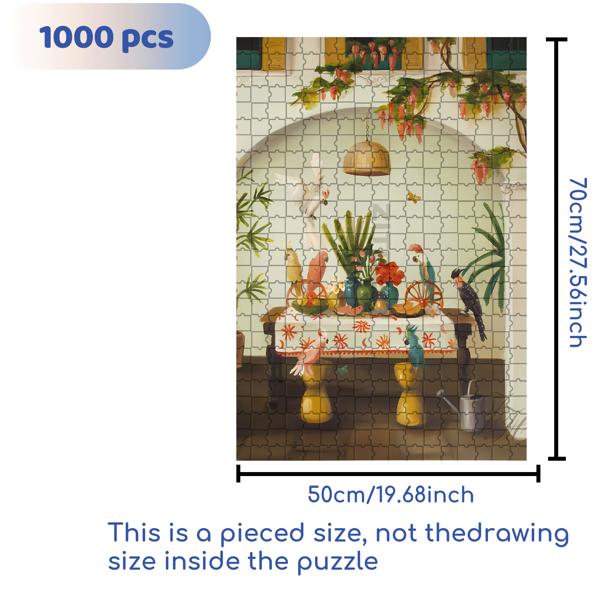 A Royal Family 500pcs/1000pcs Jigsaw Puzzle, Scratch-Resistant, Interactive Family Game & Brain-Boosting DIY Decor, Perfect for Halloween, Christmas & New Year Gifts, Family Puzzle Game