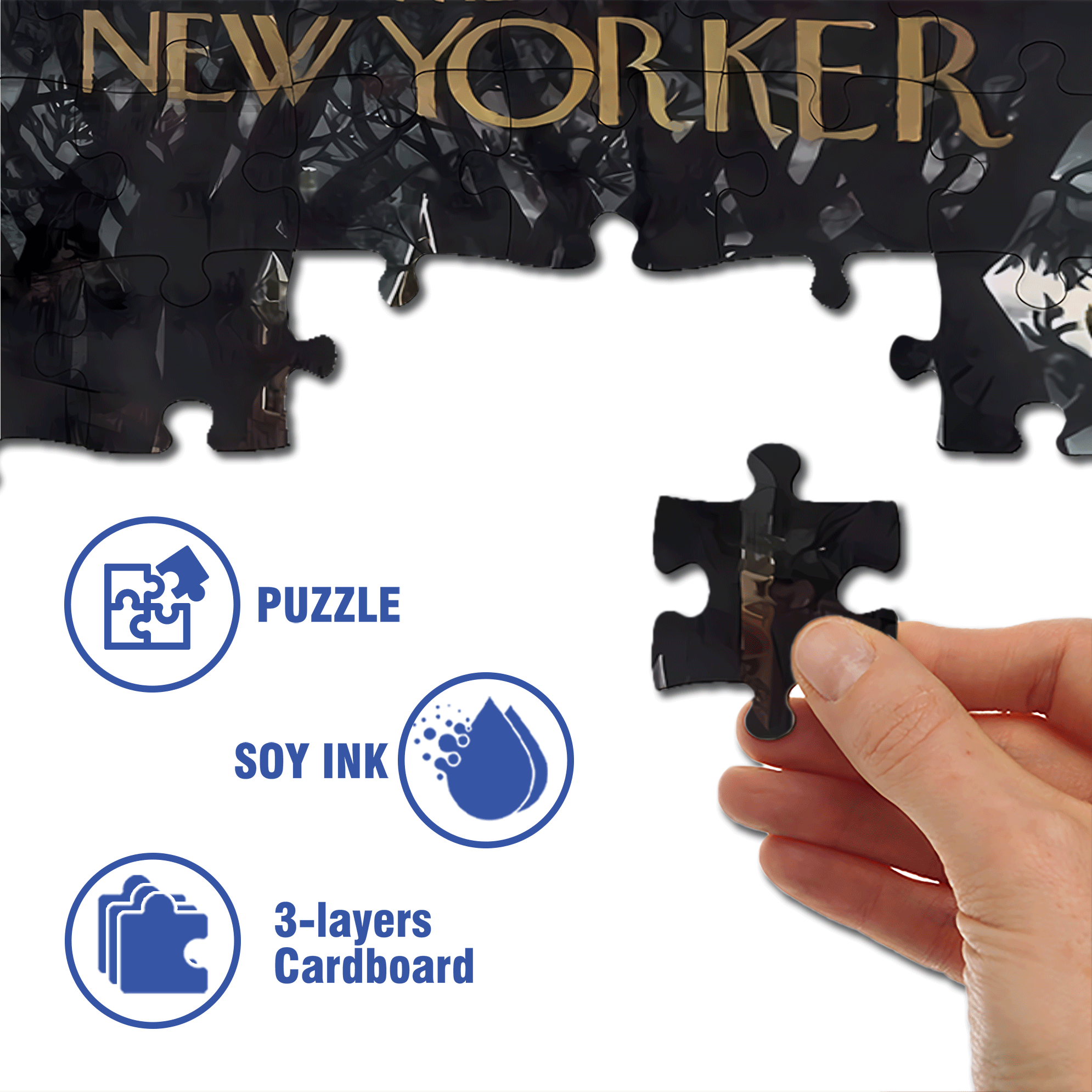 Best Gift For Home Decoration 500pcs/1000pcs Jigsaw Puzzle, Scratch-Resistant, Interactive Family Game & Brain-Boosting DIY Decor, Perfect for Halloween, Christmas & New Year Gifts, Family Puzzle Game