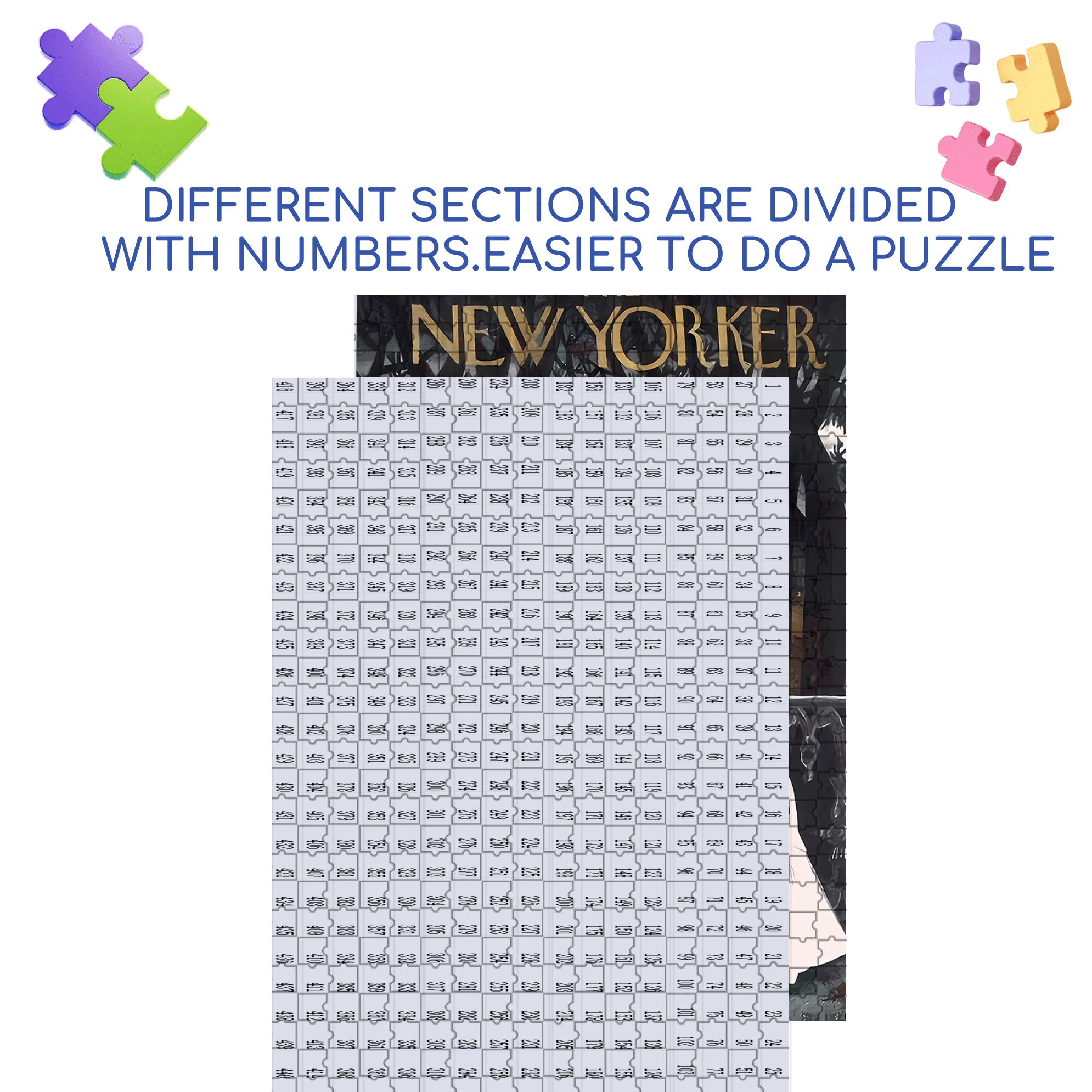 Best Gift For Home Decoration 500pcs/1000pcs Jigsaw Puzzle, Scratch-Resistant, Interactive Family Game & Brain-Boosting DIY Decor, Perfect for Halloween, Christmas & New Year Gifts, Family Puzzle Game