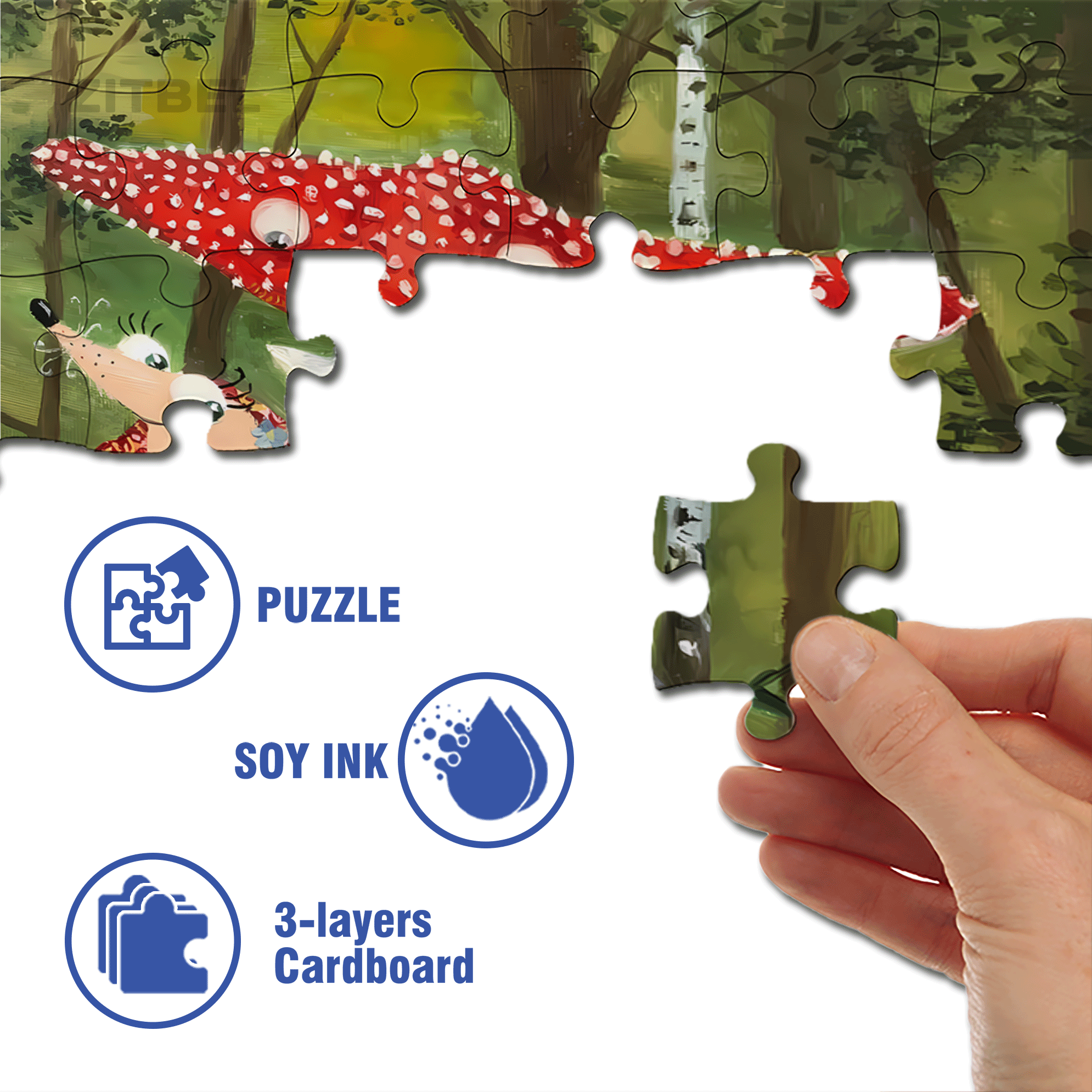Chance Encounter 500pcs/1000pcs Jigsaw Puzzle, Scratch-Resistant, Interactive Family Game & Brain-Boosting DIY Decor, Perfect for Halloween, Christmas & New Year Gifts, Family Puzzle Game