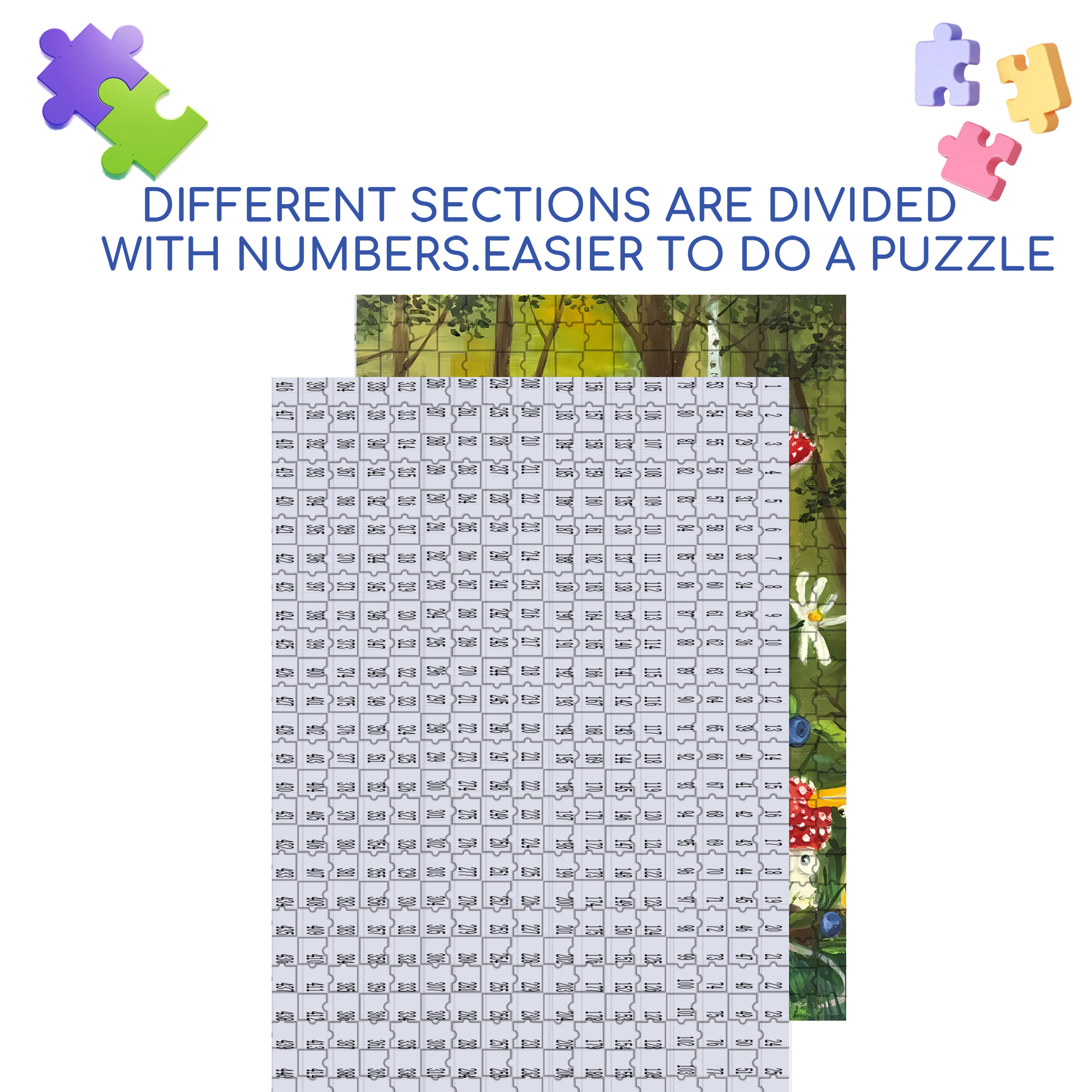 Chance Encounter 500pcs/1000pcs Jigsaw Puzzle, Scratch-Resistant, Interactive Family Game & Brain-Boosting DIY Decor, Perfect for Halloween, Christmas & New Year Gifts, Family Puzzle Game