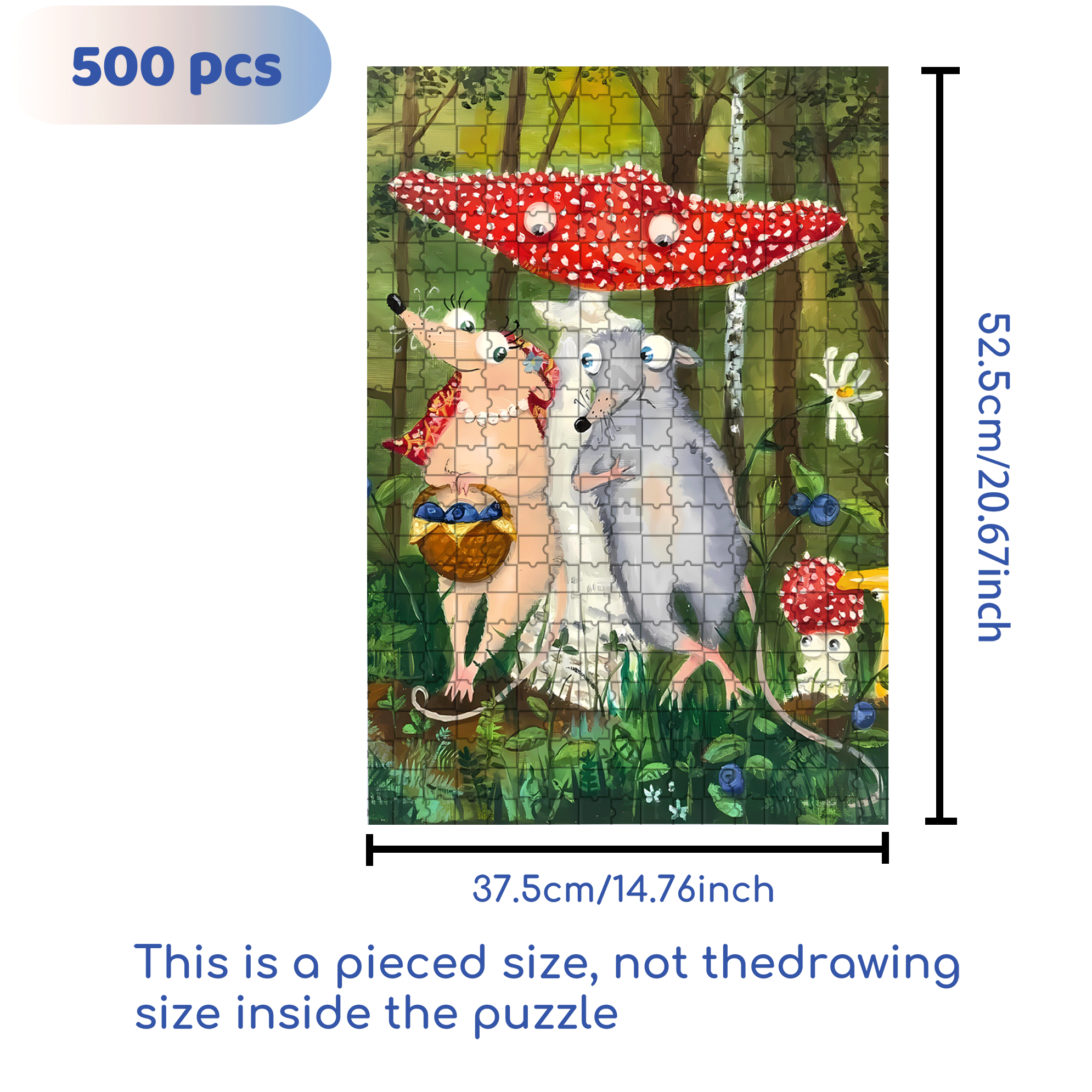 Chance Encounter 500pcs/1000pcs Jigsaw Puzzle, Scratch-Resistant, Interactive Family Game & Brain-Boosting DIY Decor, Perfect for Halloween, Christmas & New Year Gifts, Family Puzzle Game