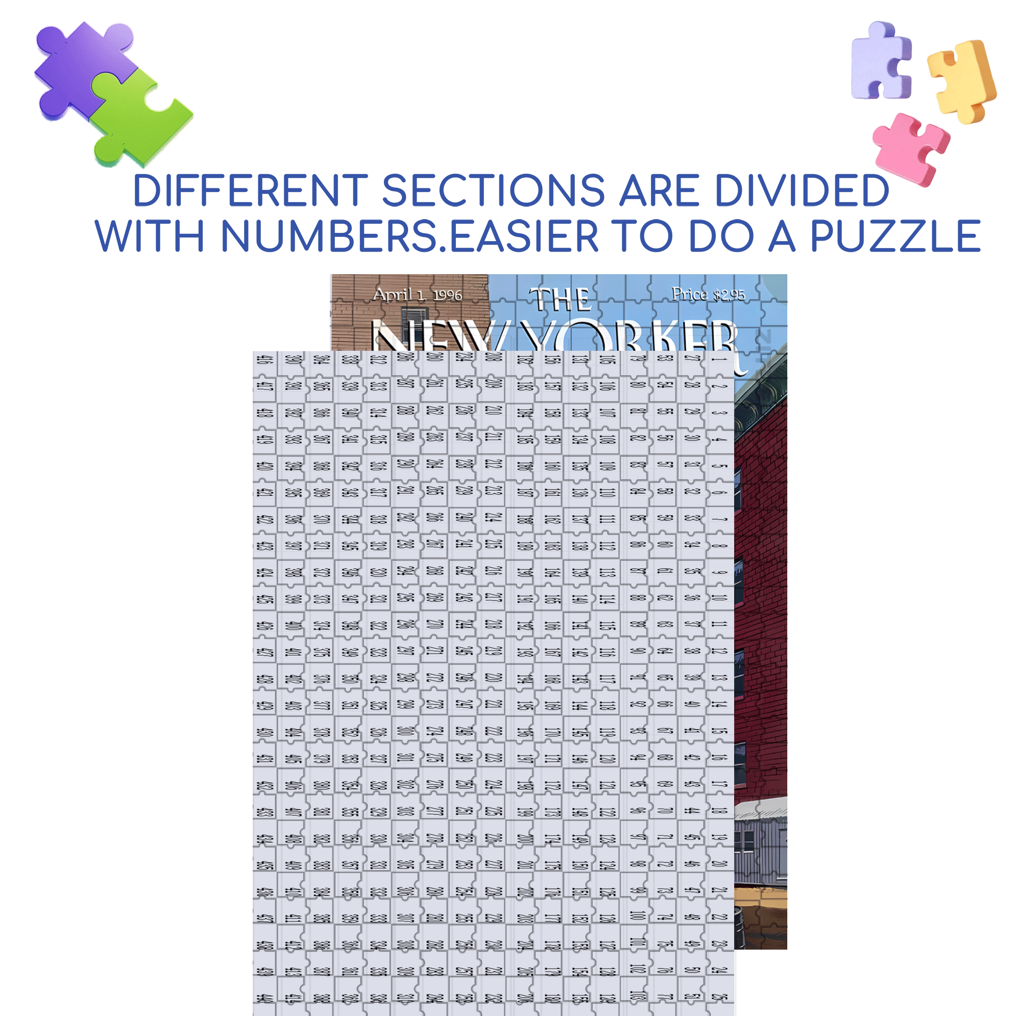 Exterior Wall 500pcs/1000pcs Jigsaw Puzzle, Scratch-Resistant, Interactive Family Game & Brain-Boosting DIY Decor, Perfect for Halloween, Christmas & New Year Gifts, Family Puzzle Game