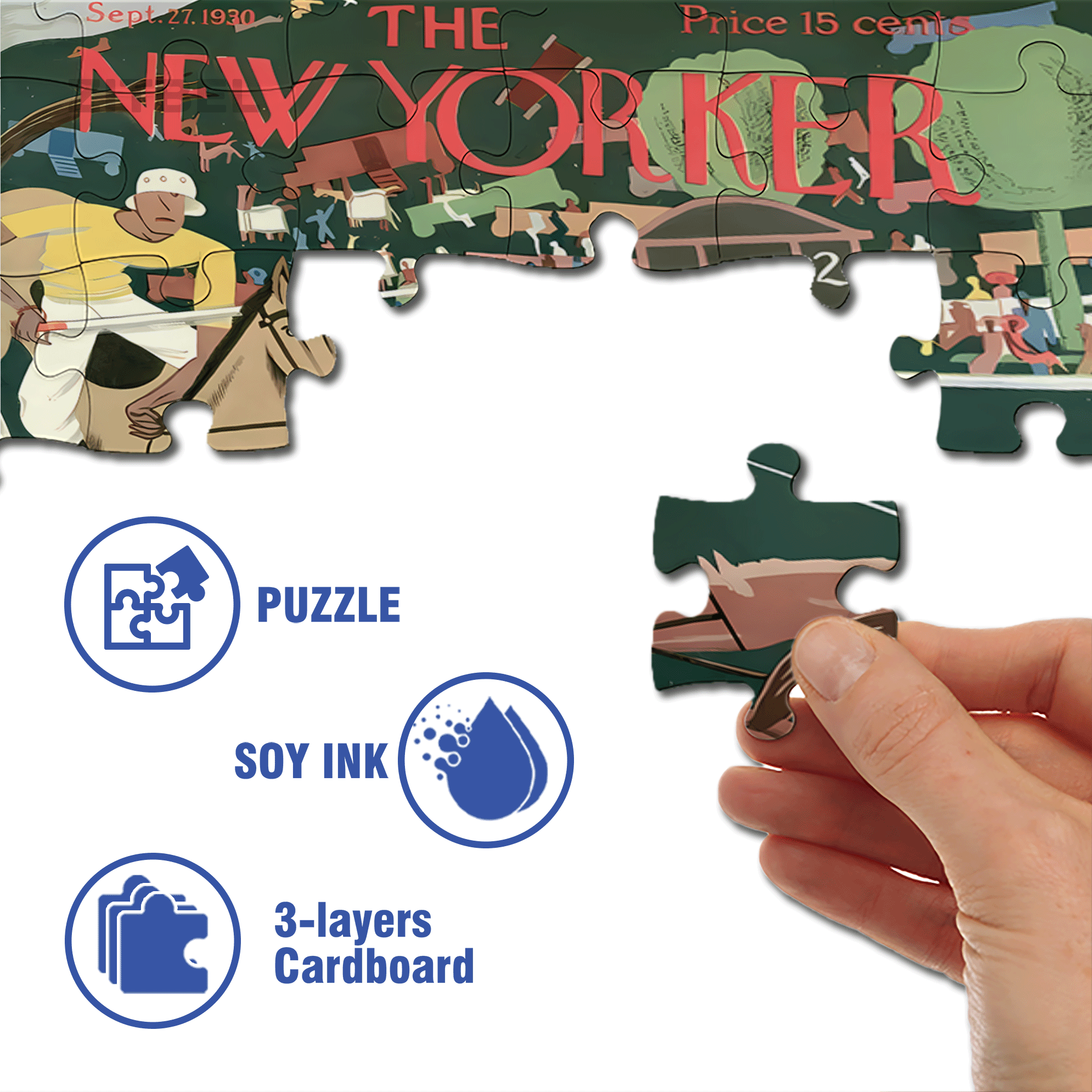 Intense Match 500pcs/1000pcs Jigsaw Puzzle, Scratch-Resistant, Interactive Family Game & Brain-Boosting DIY Decor, Perfect for Halloween, Christmas & New Year Gifts, Family Puzzle Game
