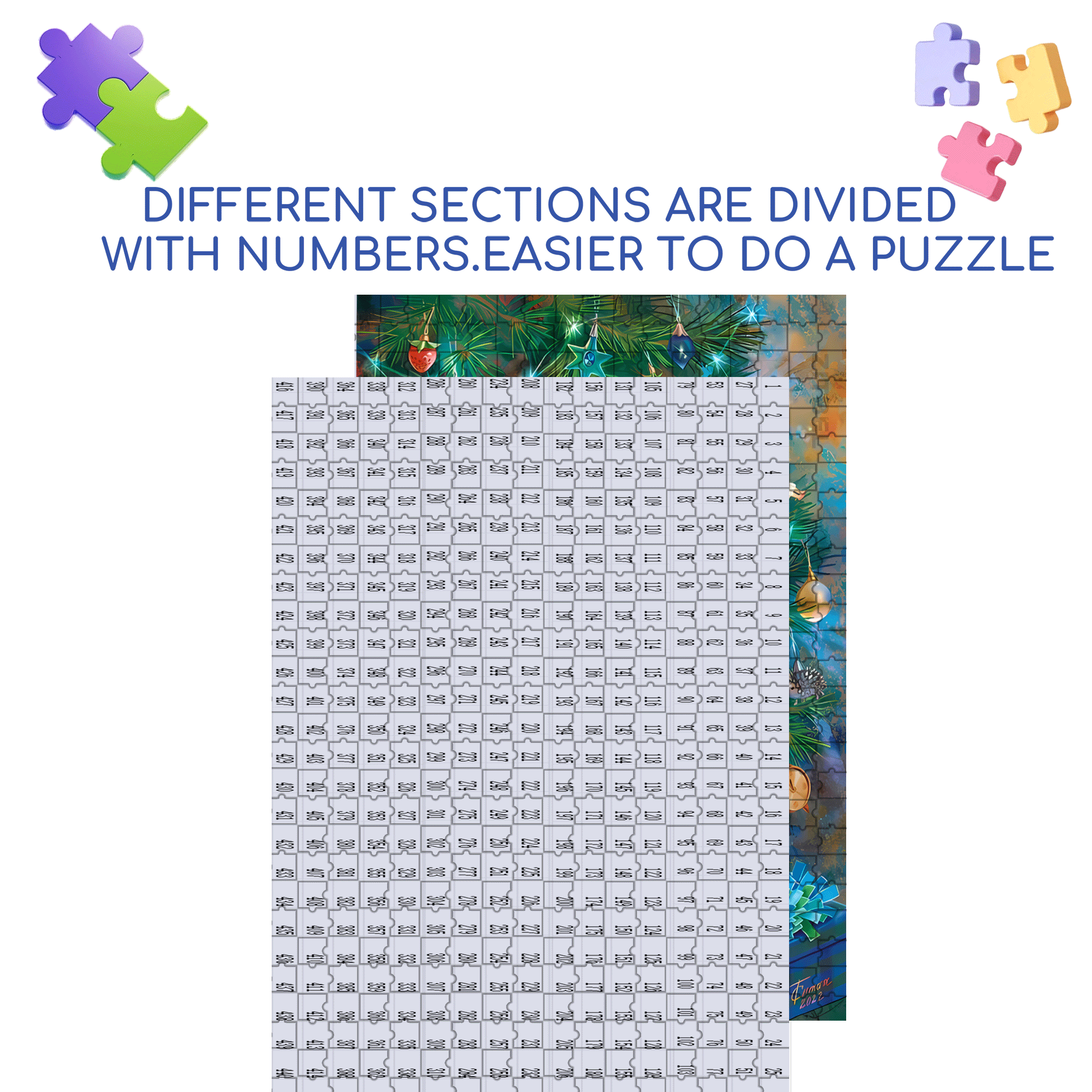 Melodious Flute Sound 500pcs/1000pcs Jigsaw Puzzle, Scratch-Resistant, Interactive Family Game & Brain-Boosting DIY Decor, Perfect for Halloween, Christmas & New Year Gifts, Family Puzzle Game