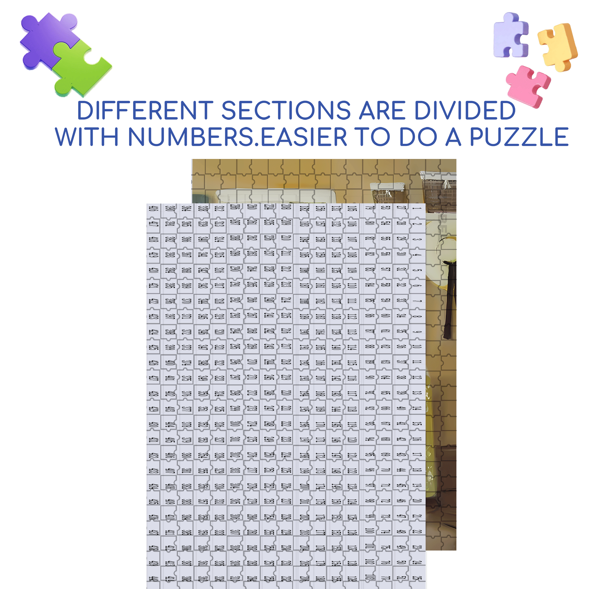Mrs Ismay's Home 500pcs/1000pcs Jigsaw Puzzle, Scratch-Resistant, Interactive Family Game & Brain-Boosting DIY Decor, Perfect for Halloween, Christmas & New Year Gifts, Family Puzzle Game
