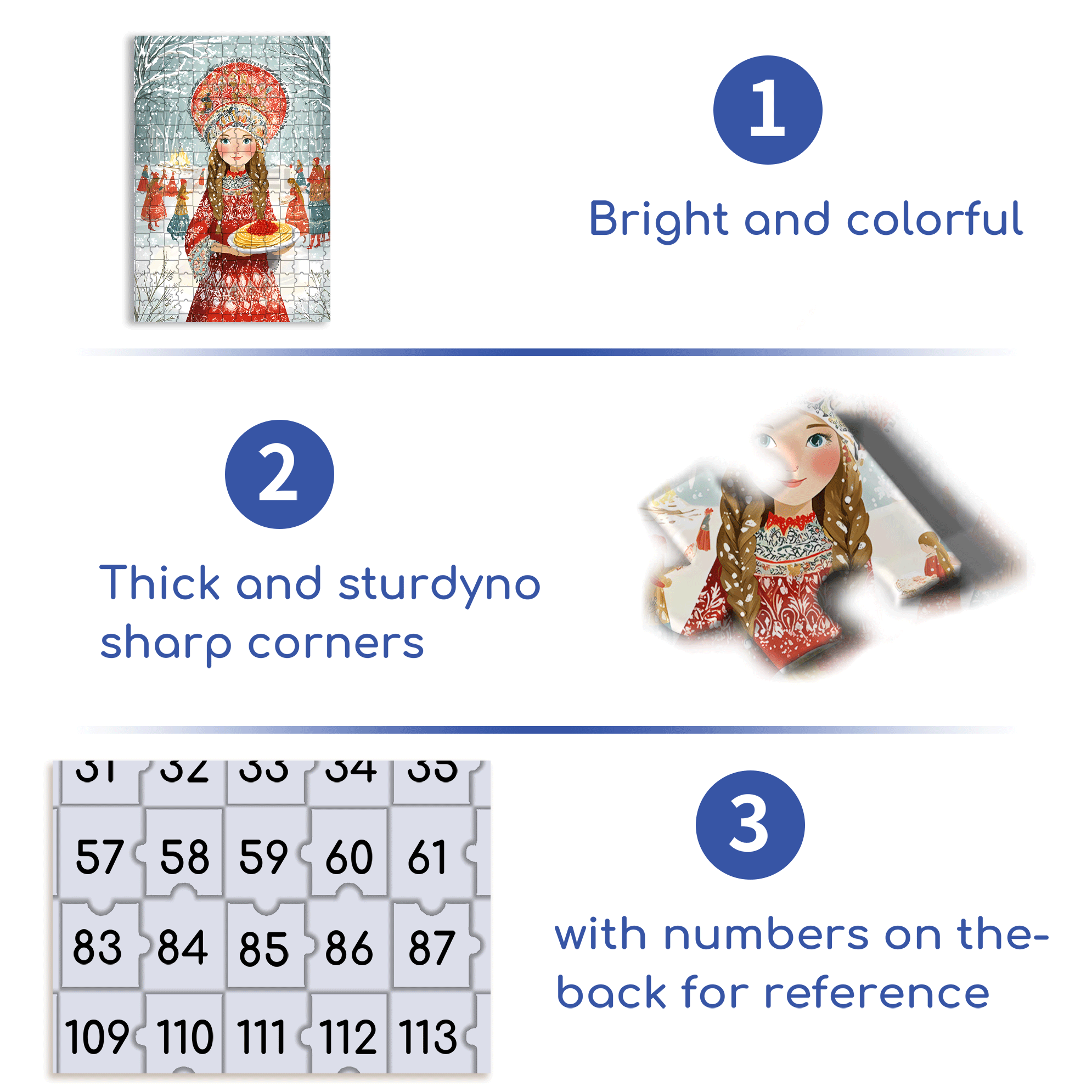 Natasha 500pcs/1000pcs Jigsaw Puzzle, Scratch-Resistant, Interactive Family Game & Brain-Boosting DIY Decor, Perfect for Halloween, Christmas & New Year Gifts, Family Puzzle Game