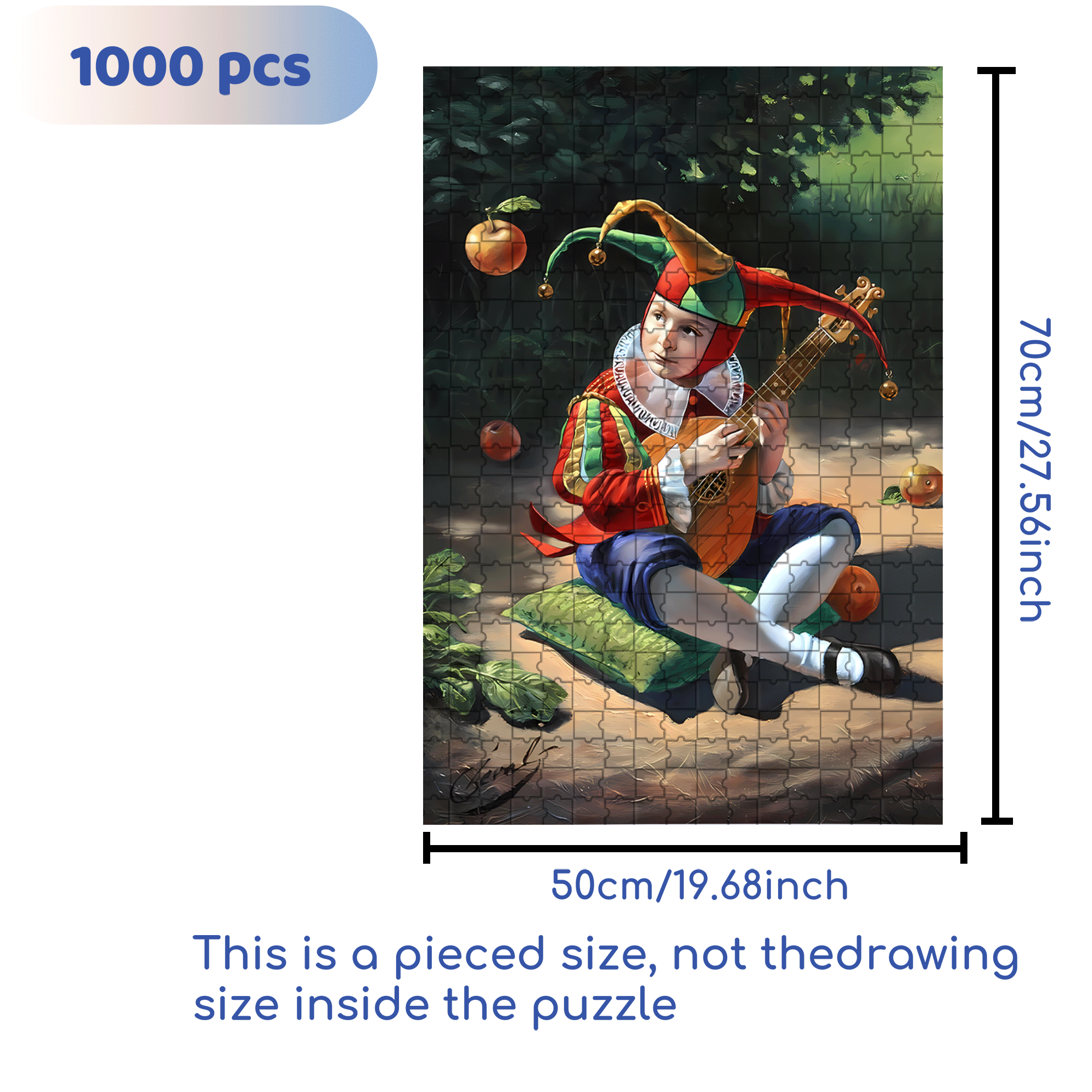 REALITY OF ABSURDITY 500pcs/1000pcs Jigsaw Puzzle, Scratch-Resistant, Interactive Family Game & Brain-Boosting DIY Decor, Perfect for Halloween, Christmas & New Year Gifts, Family Puzzle Game