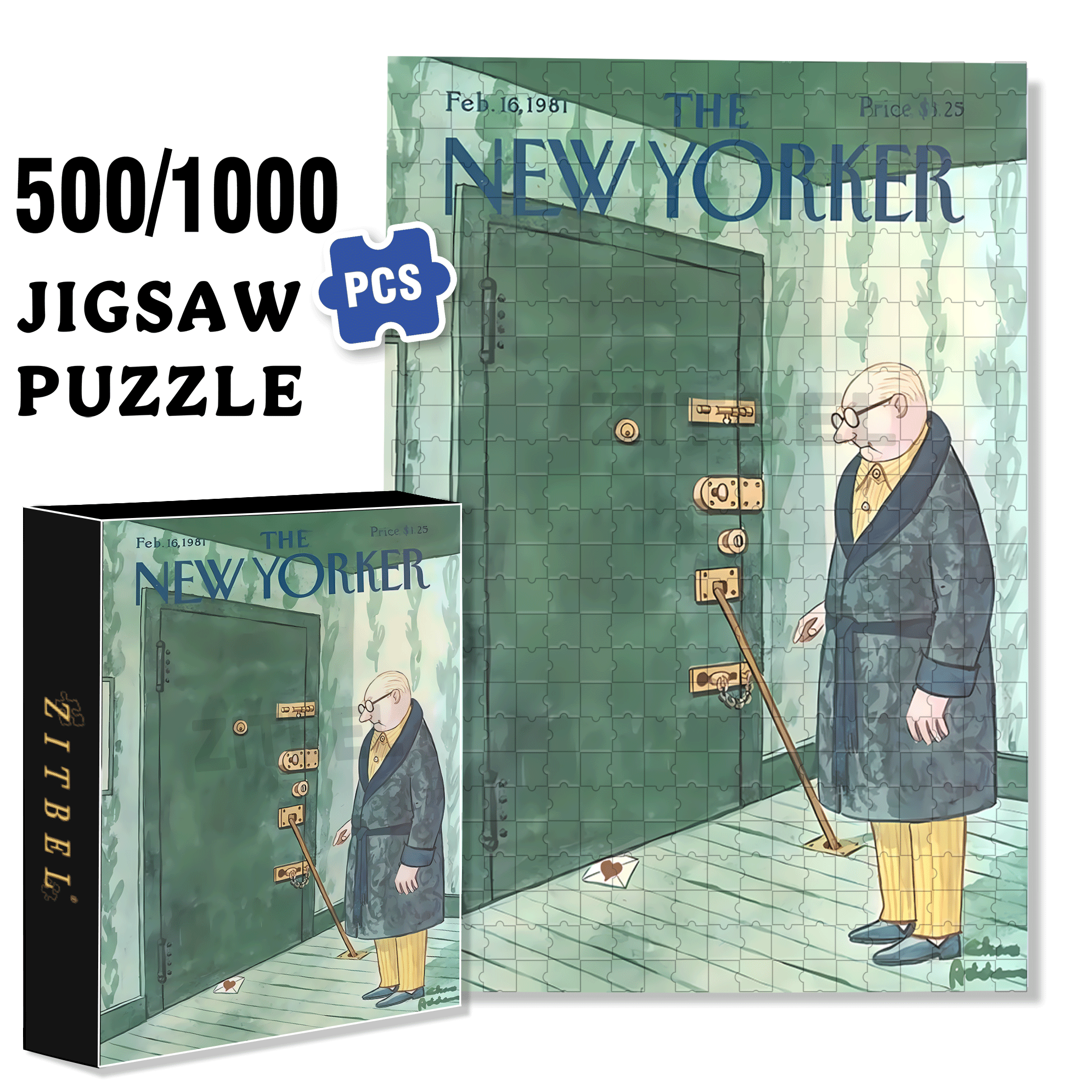 Reject 500pcs/1000pcs Jigsaw Puzzle, Scratch-Resistant, Interactive Family Game & Brain-Boosting DIY Decor, Perfect for Halloween, Christmas & New Year Gifts, Family Puzzle Game