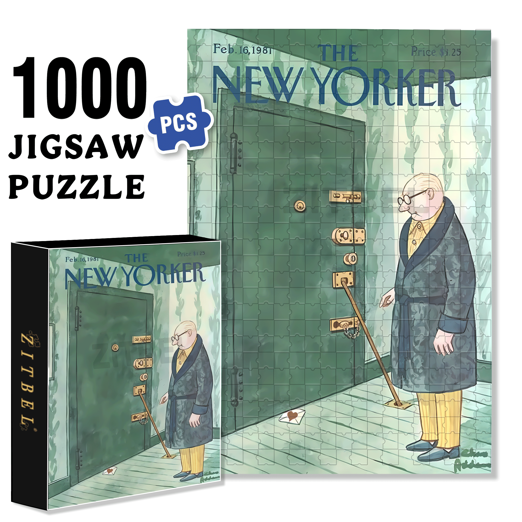 Reject 500pcs/1000pcs Jigsaw Puzzle, Scratch-Resistant, Interactive Family Game & Brain-Boosting DIY Decor, Perfect for Halloween, Christmas & New Year Gifts, Family Puzzle Game