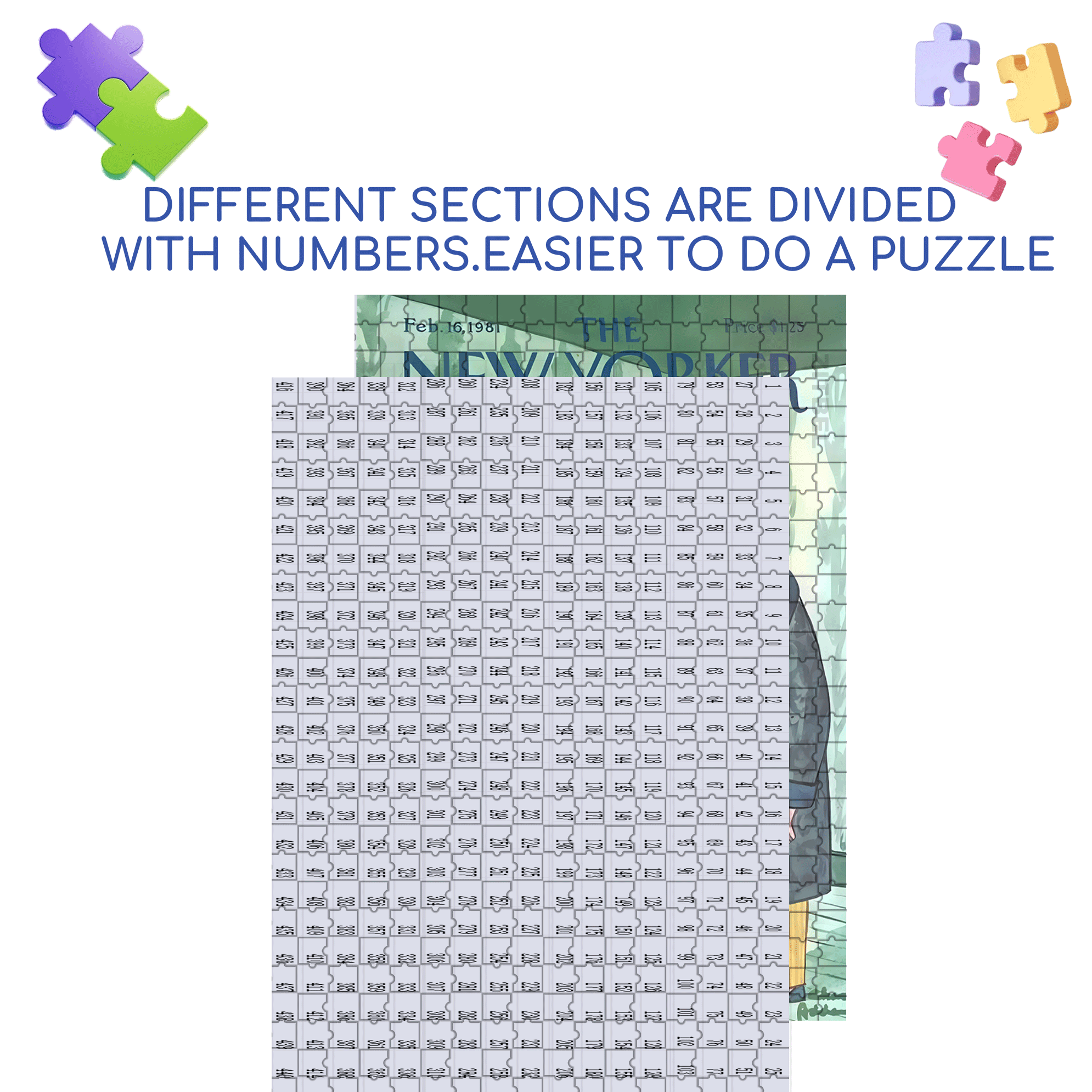 Reject 500pcs/1000pcs Jigsaw Puzzle, Scratch-Resistant, Interactive Family Game & Brain-Boosting DIY Decor, Perfect for Halloween, Christmas & New Year Gifts, Family Puzzle Game