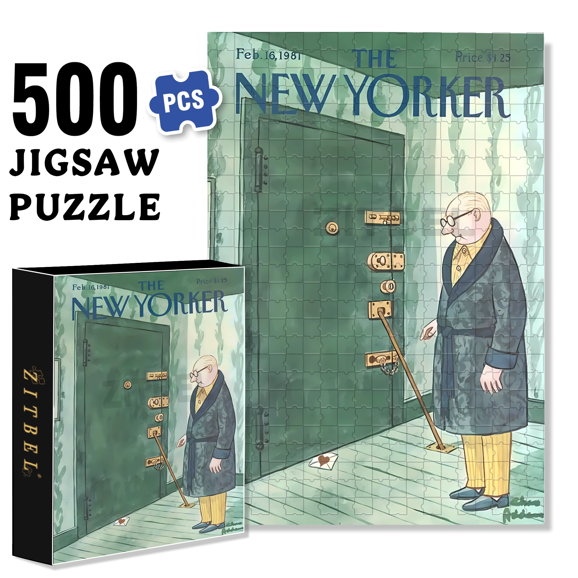 Reject 500pcs/1000pcs Jigsaw Puzzle, Scratch-Resistant, Interactive Family Game & Brain-Boosting DIY Decor, Perfect for Halloween, Christmas & New Year Gifts, Family Puzzle Game