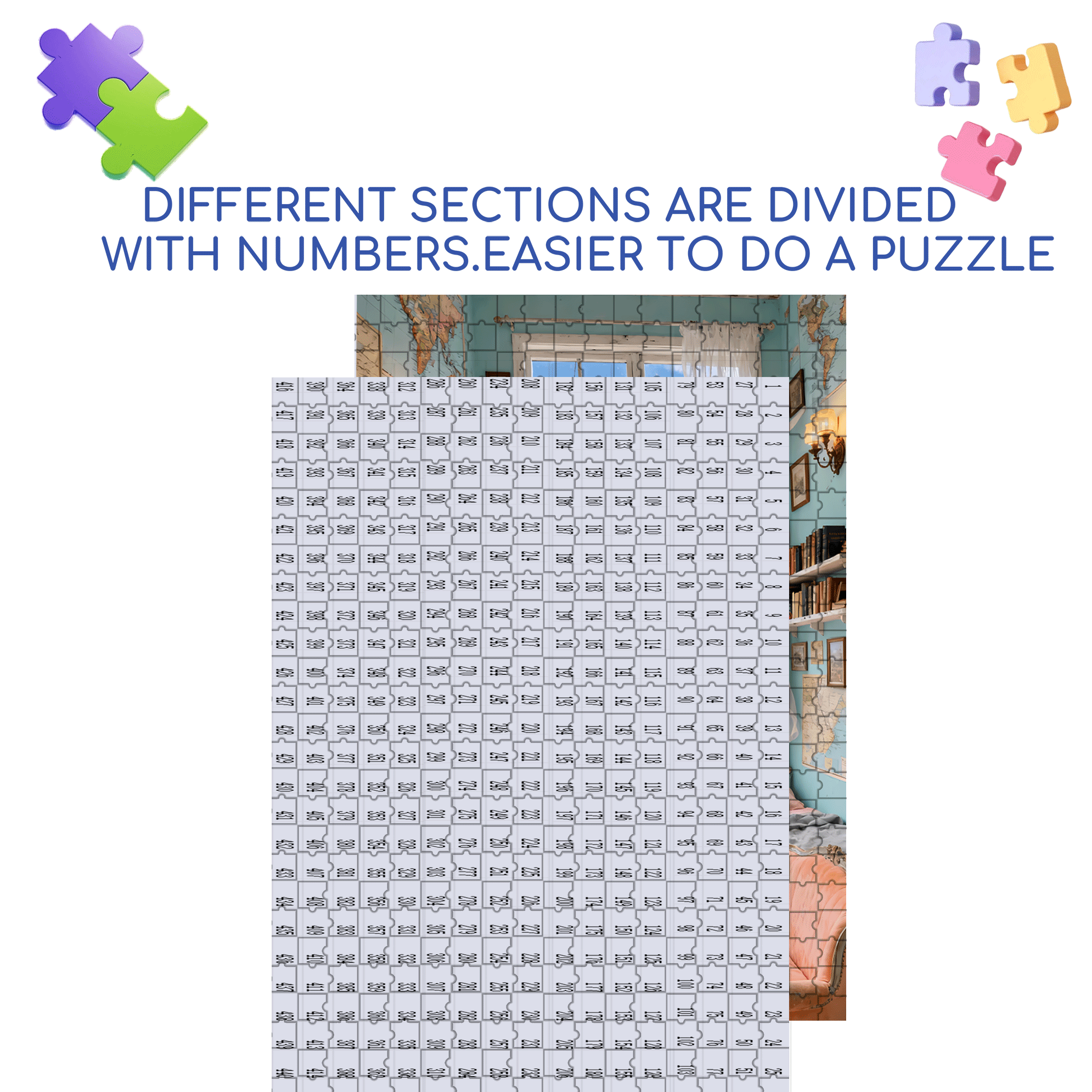 Sky Cabin 500pcs/1000pcs Jigsaw Puzzle, Scratch-Resistant, Interactive Family Game & Brain-Boosting DIY Decor, Perfect for Halloween, Christmas & New Year Gifts, Family Puzzle Game